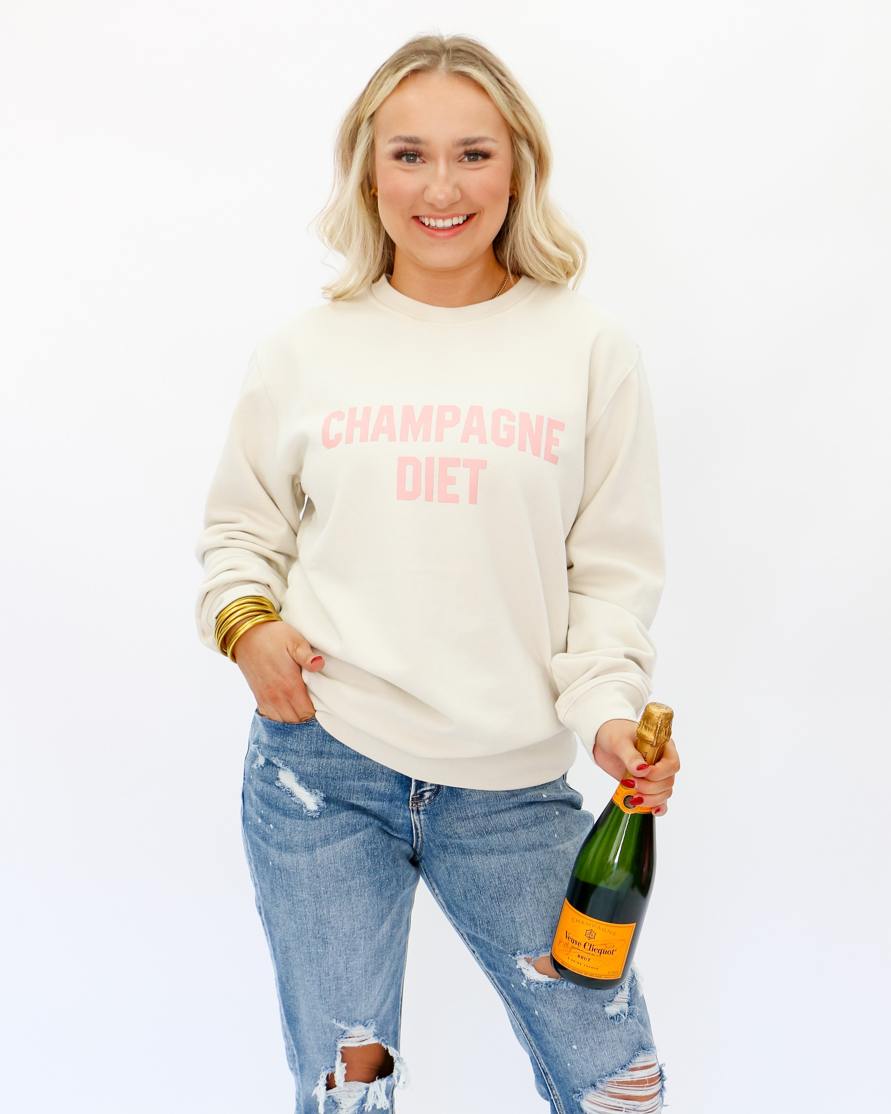 Champagne Diet Sweatshirt