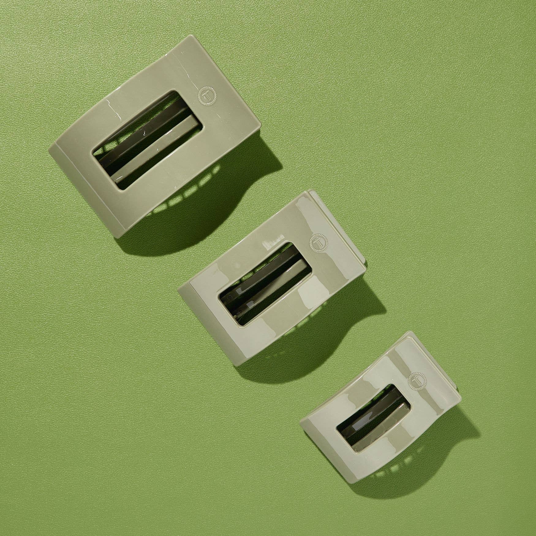 Flat Rectangle Hair Clip | Medium | Sage It Ain't So