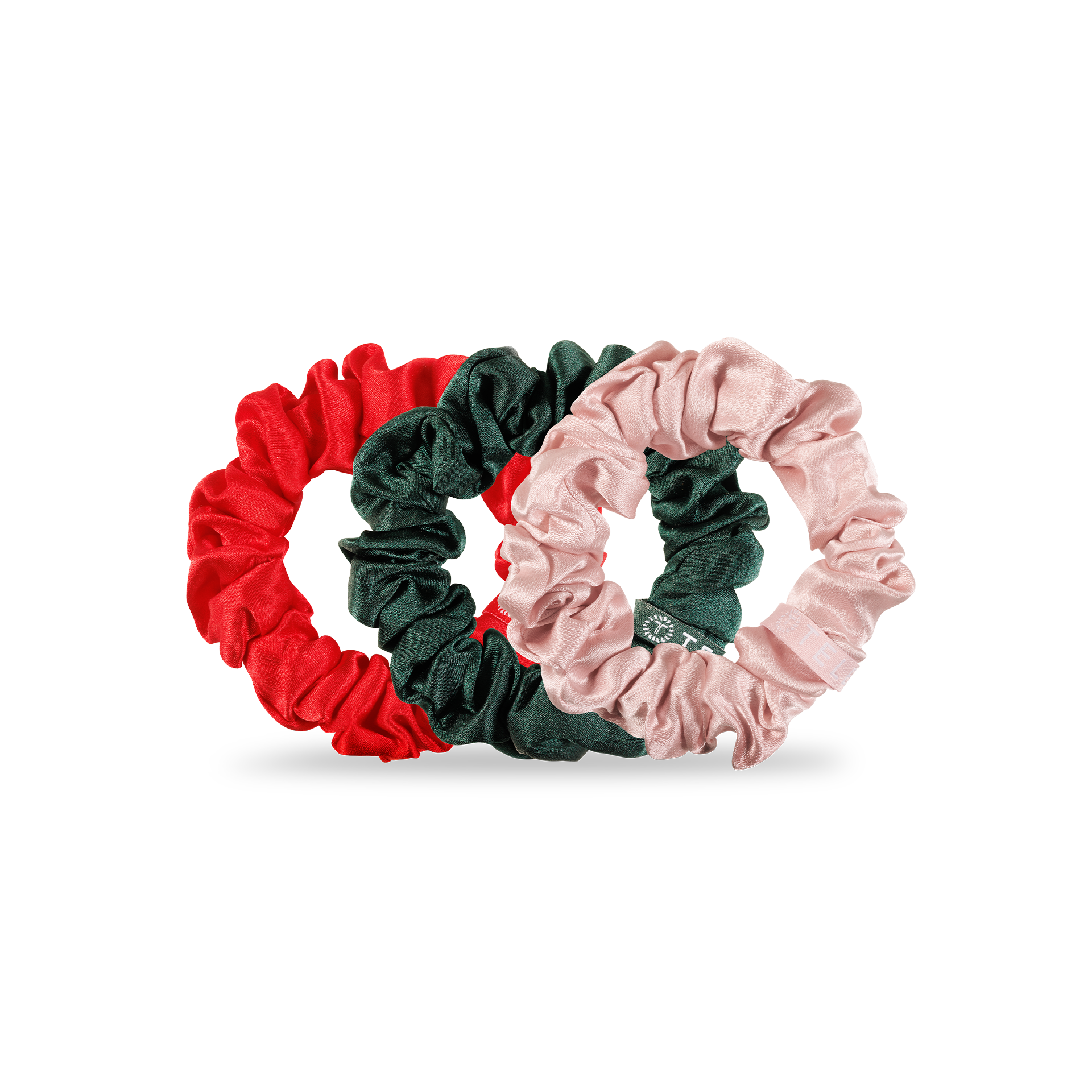 Silk Hair Scrunchie | Large | Poinsettia