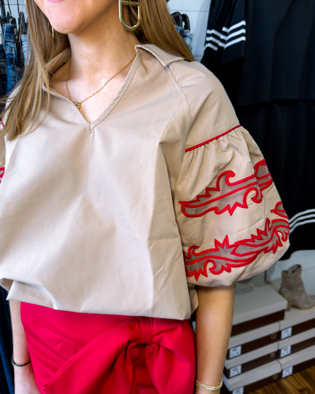 The Sweetwater Stitch Top in Dust