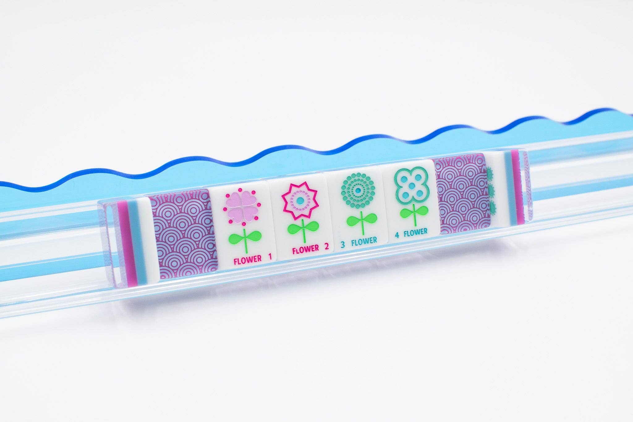 Crystal Confetti Purple | Mahjong Tiles