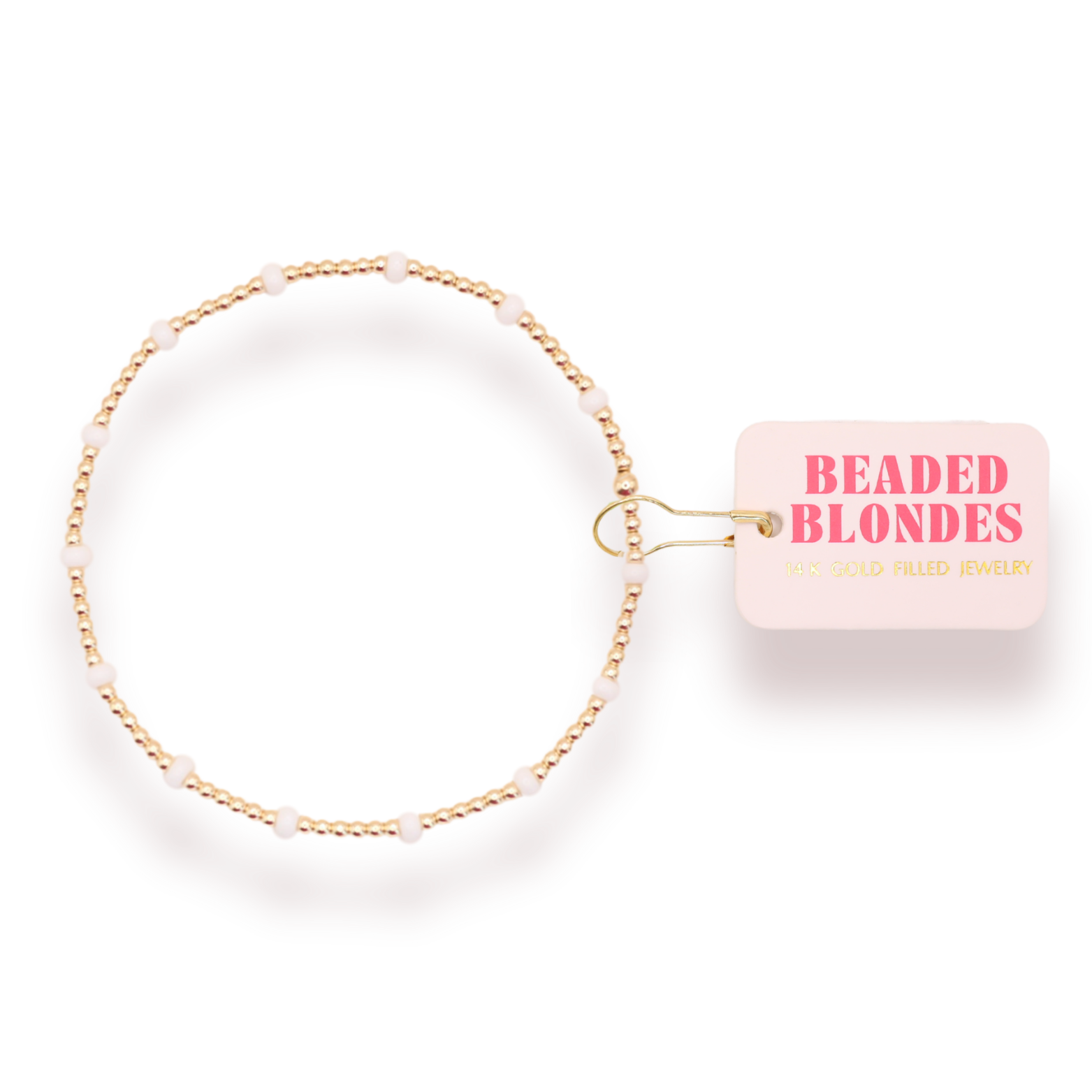 White Dainty Poppi Bracelet