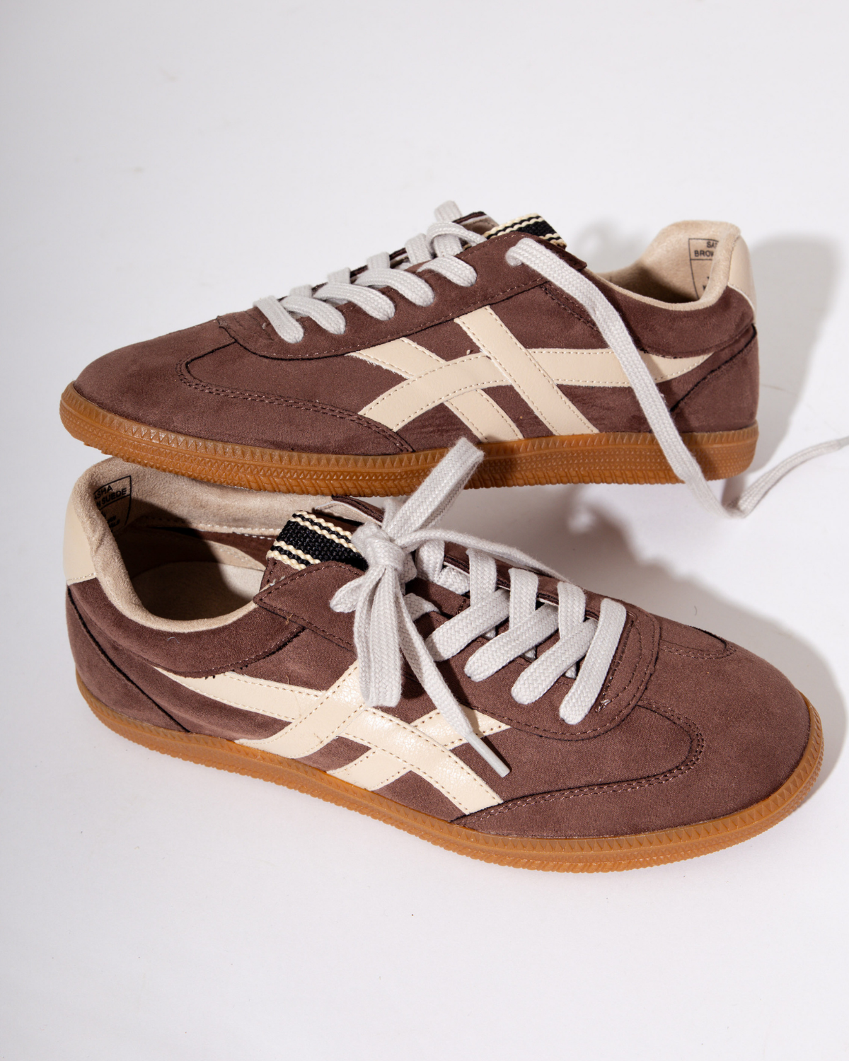 Sasha Sneaker in Brown Suede