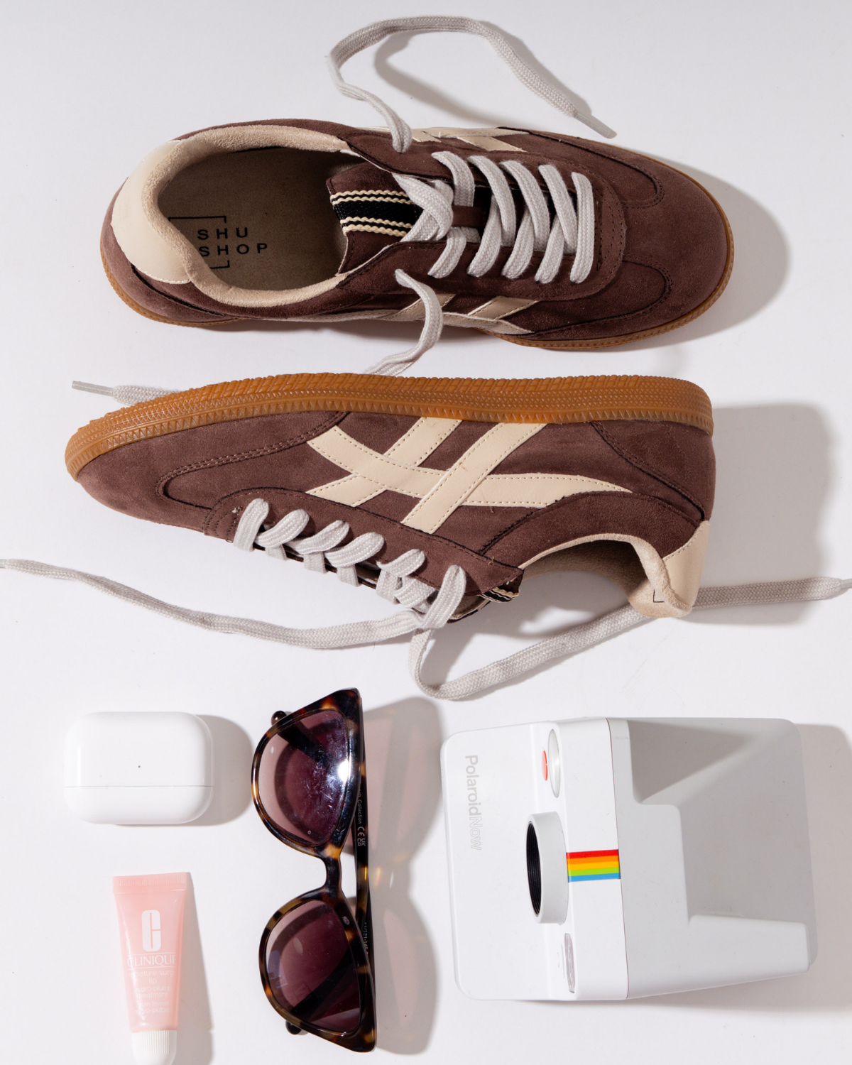 Sasha Sneaker in Brown Suede