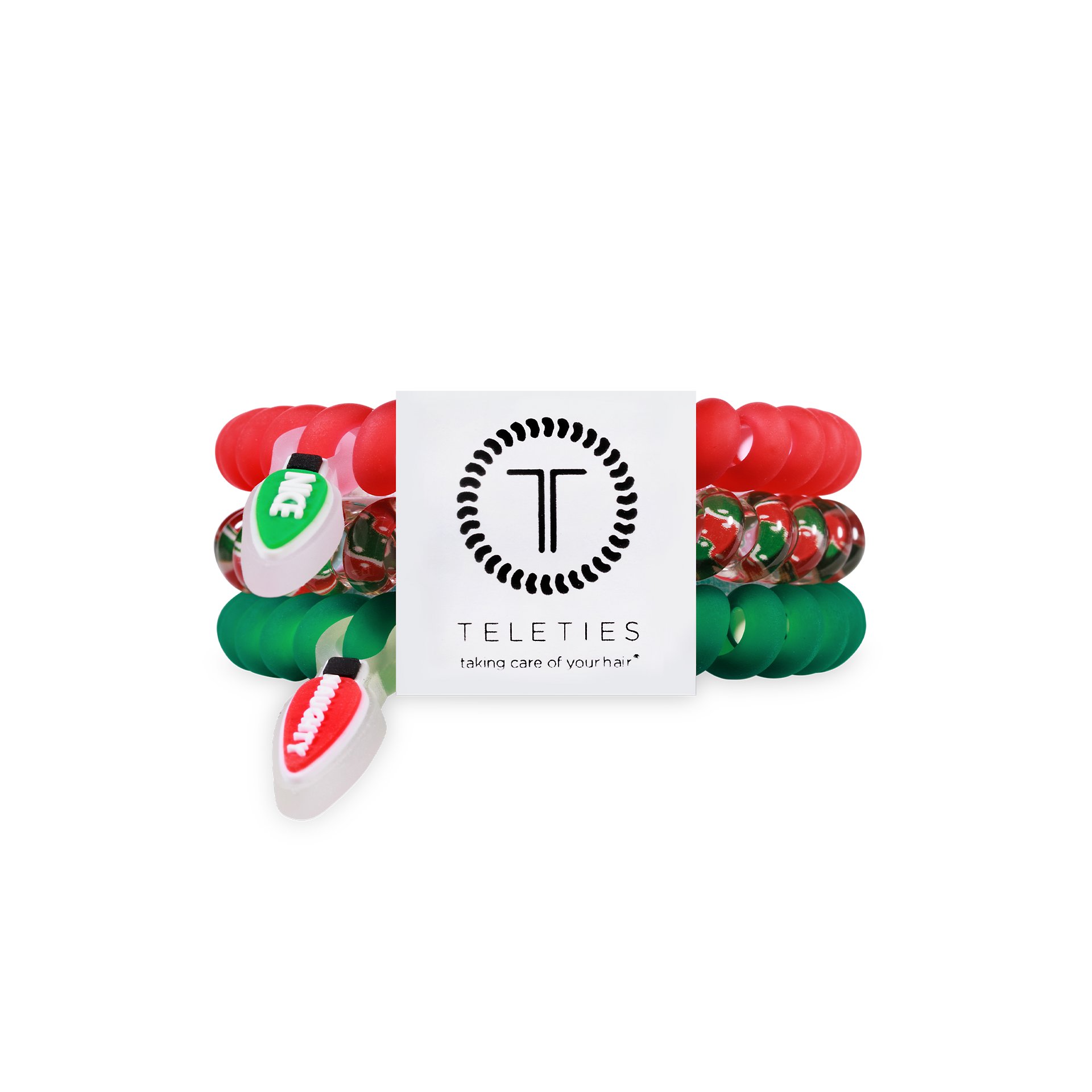 Spiral Hair Coils | Small | Naughty or Nice Hair Ties