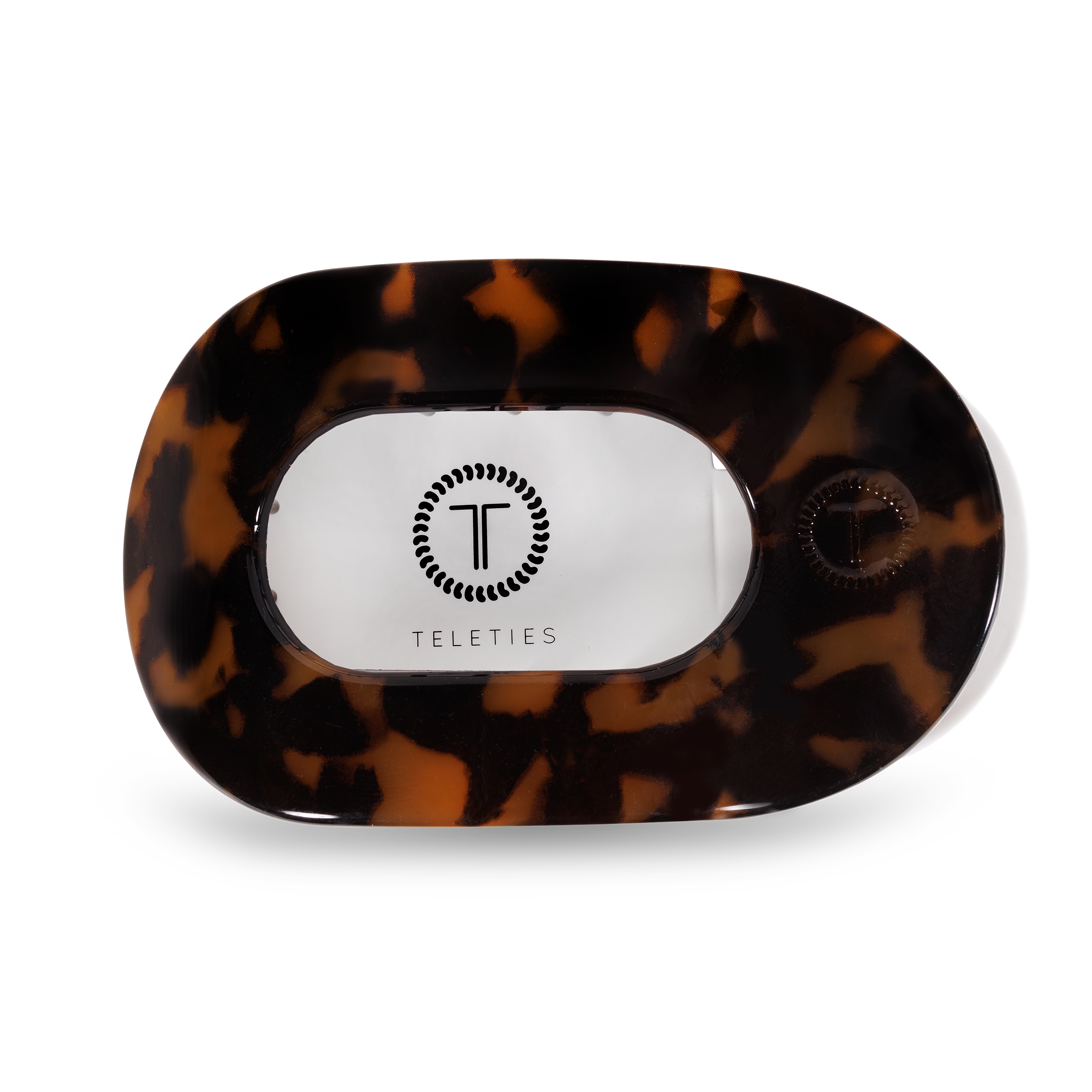 Round Flat Hair Clip | Large | Tortoise