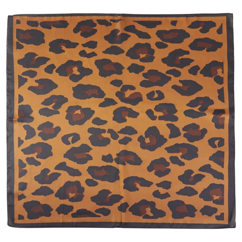 Leopard Pattern Silky Scarf