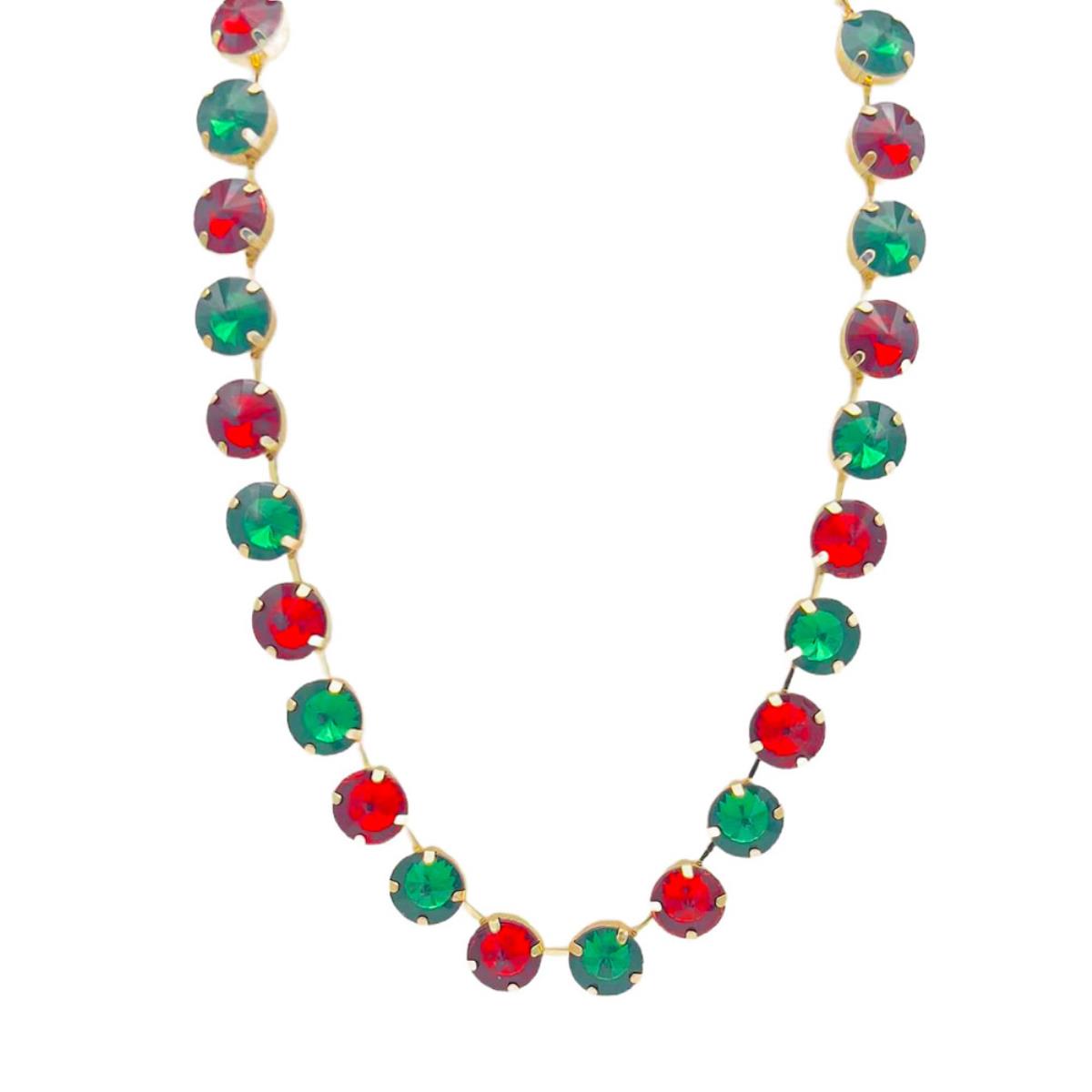 Red & Green Jewel Necklace