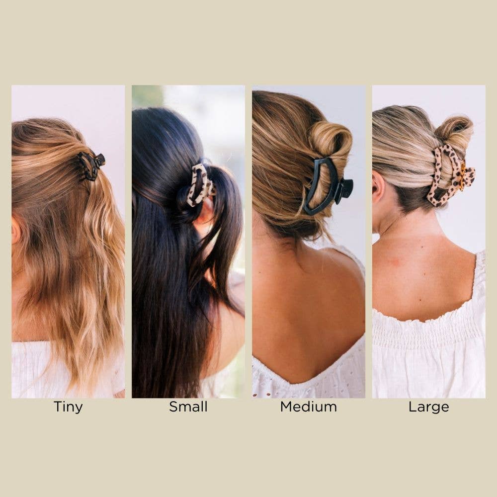 Open Hair Clip | Tiny | Tortoise