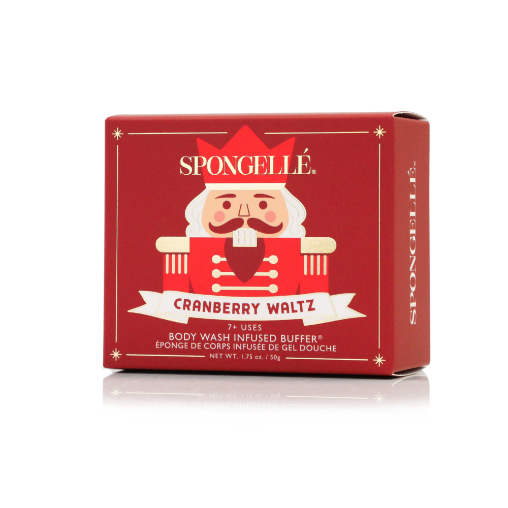 Cranberry Waltz Nutcracker Holiday Body Buffer