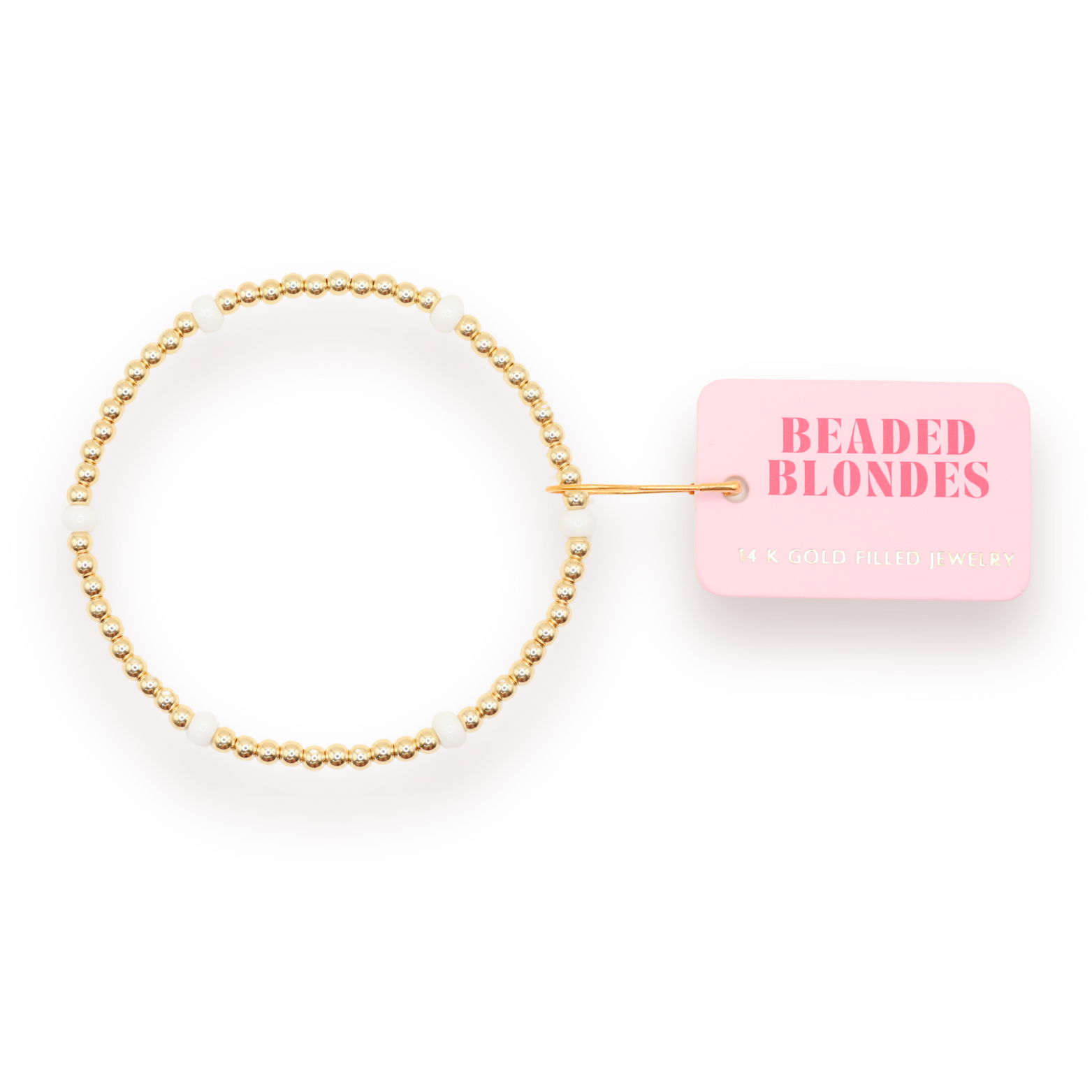 White Poppi Bracelet