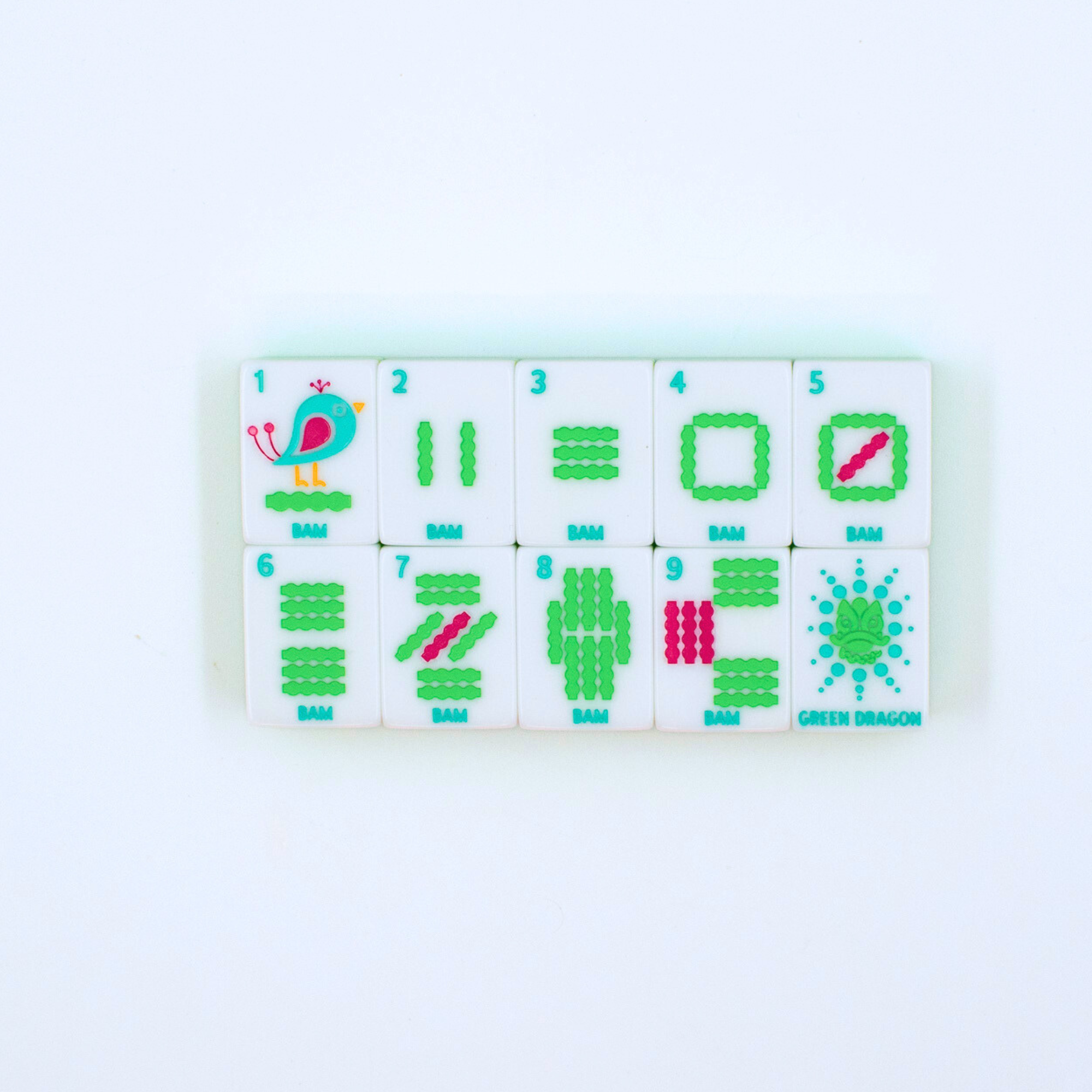 Crystal Confetti Purple | Mahjong Tiles