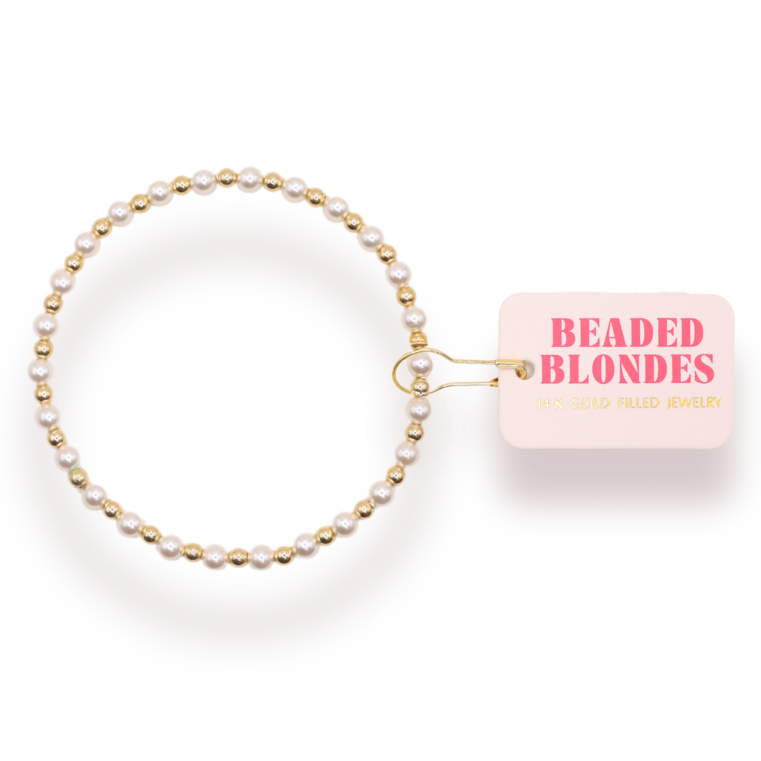 Luci Pearl Bracelet in Gold