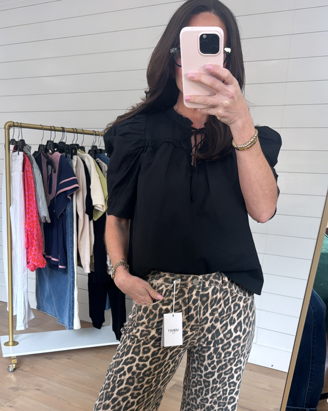 Ruffled Puff Sleeve Top