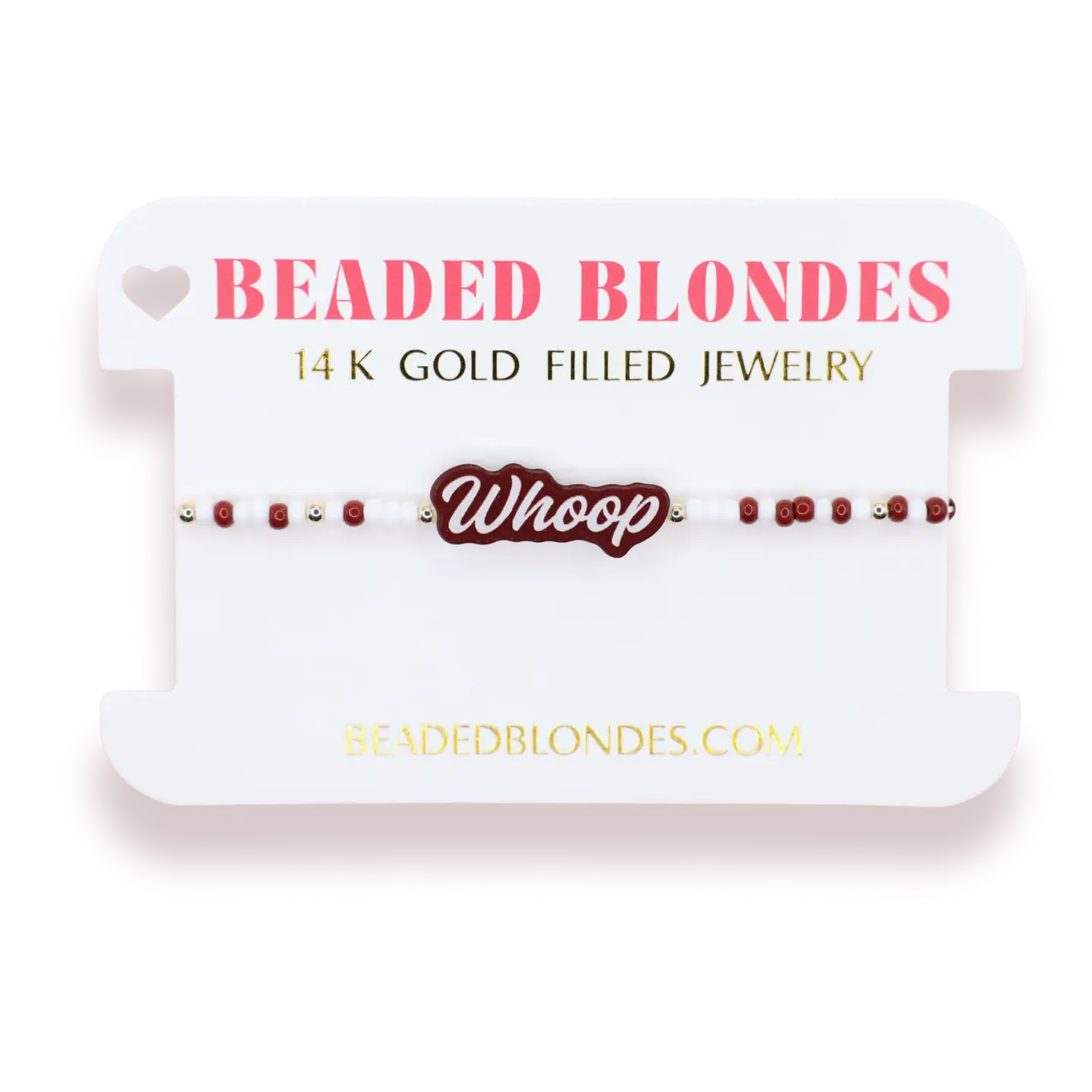 Whoop Word Bracelet On Color