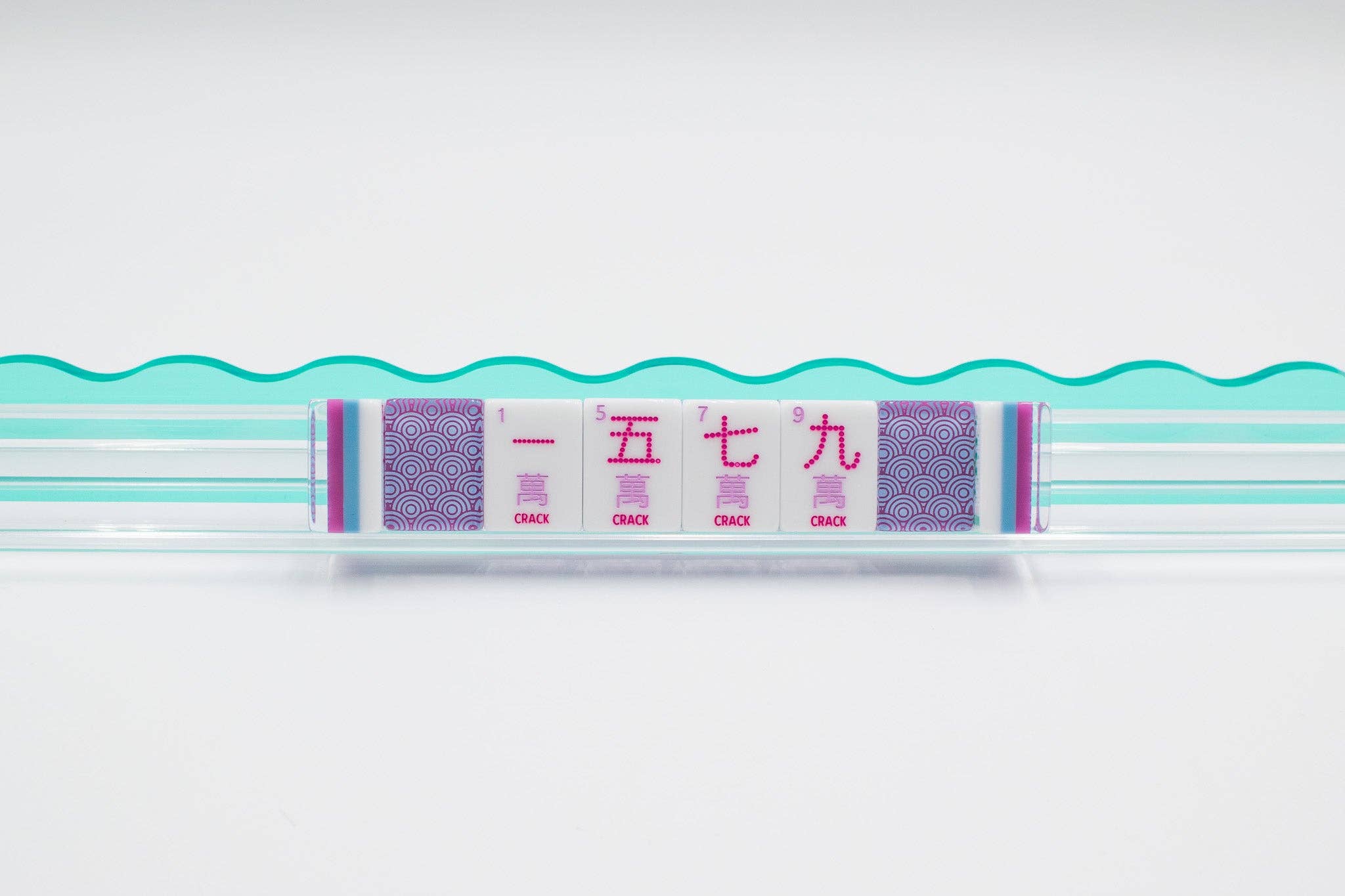 Crystal Confetti Purple | Mahjong Tiles