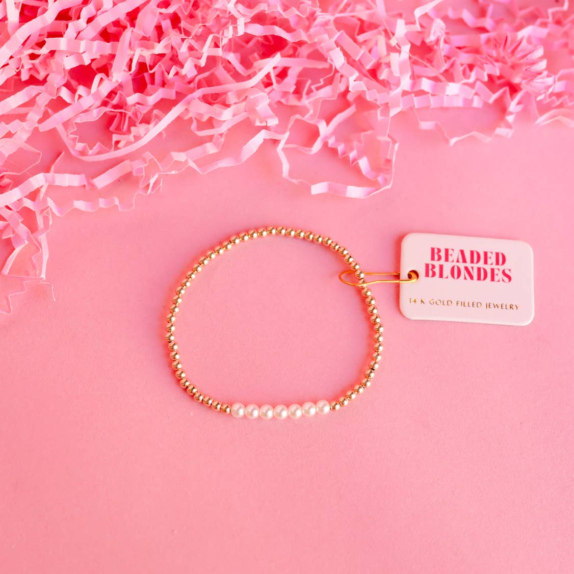 Sophia Pearl Bracelet in Gold: Petite 6.25 inch