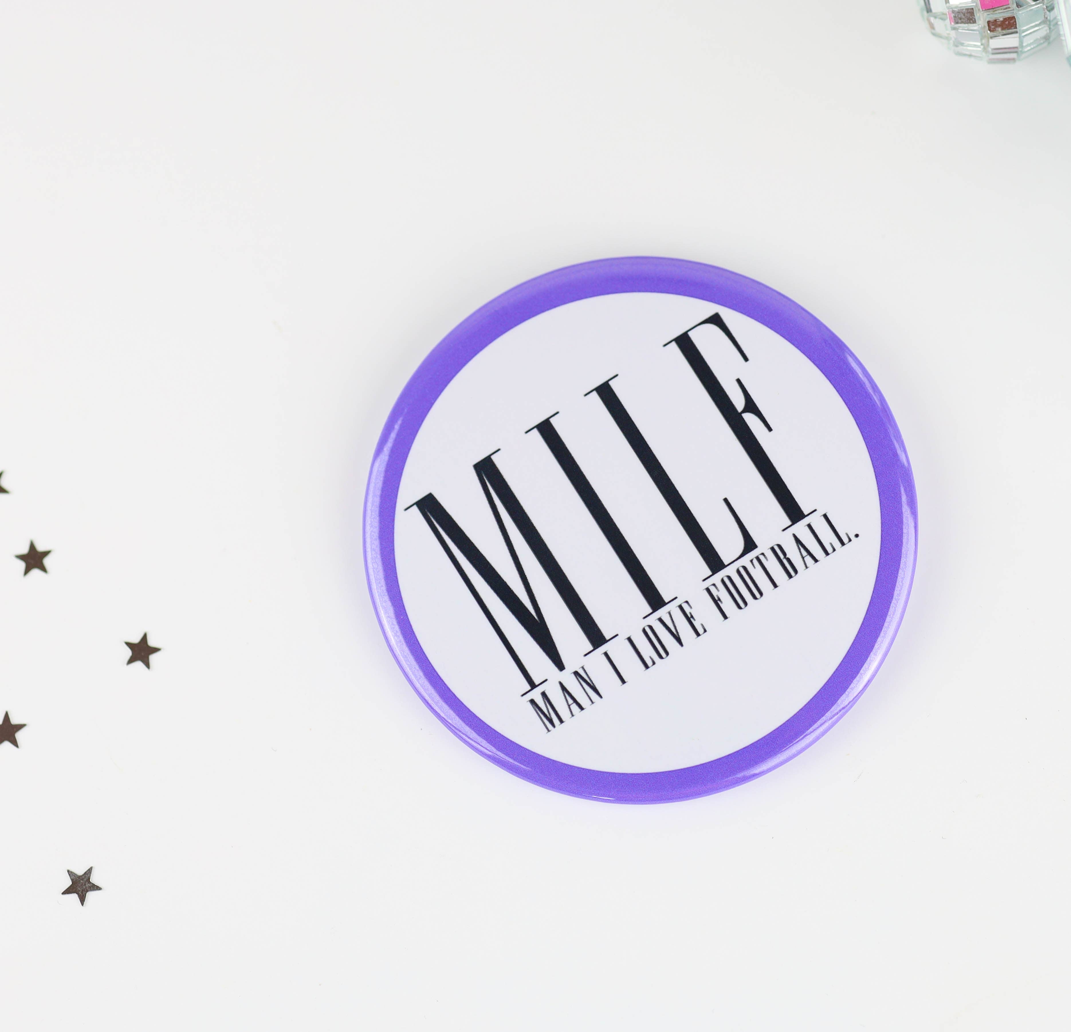 Purple Game Day  Buttons | Game Day Pins