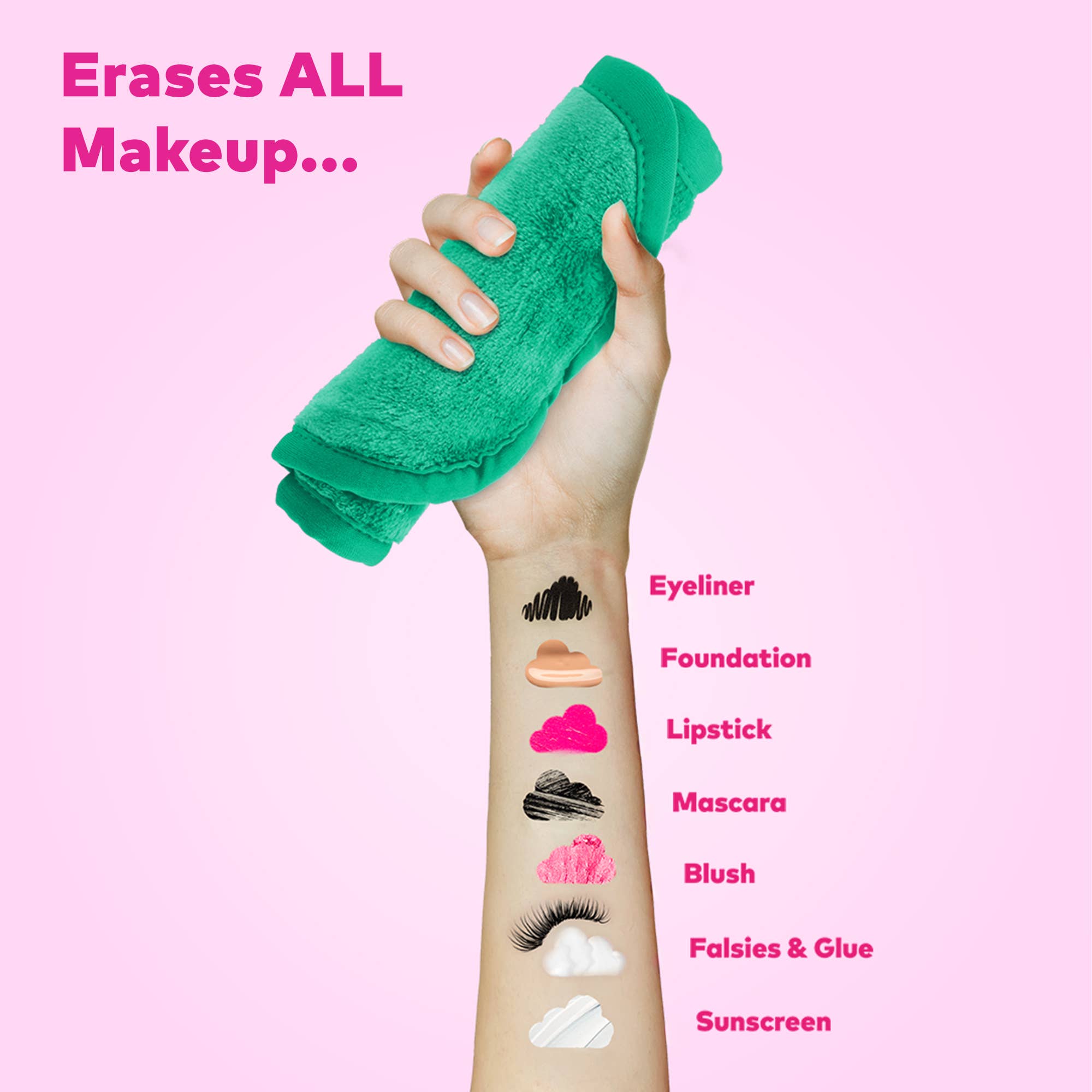 Green PRO | 100% Recycled MakeUp Eraser