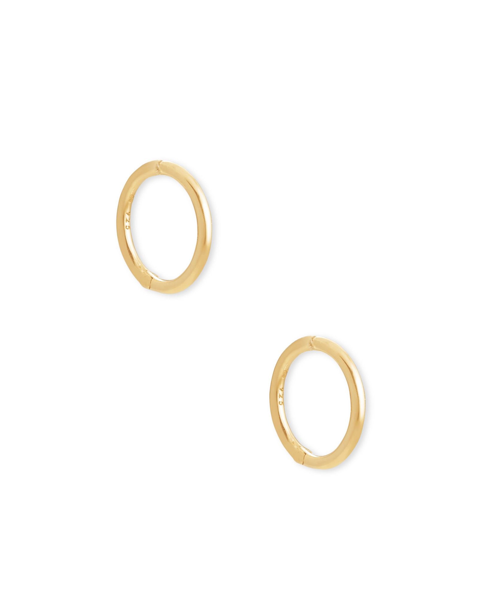 Keeley Huggie Earring in 18k Gold Vermeil