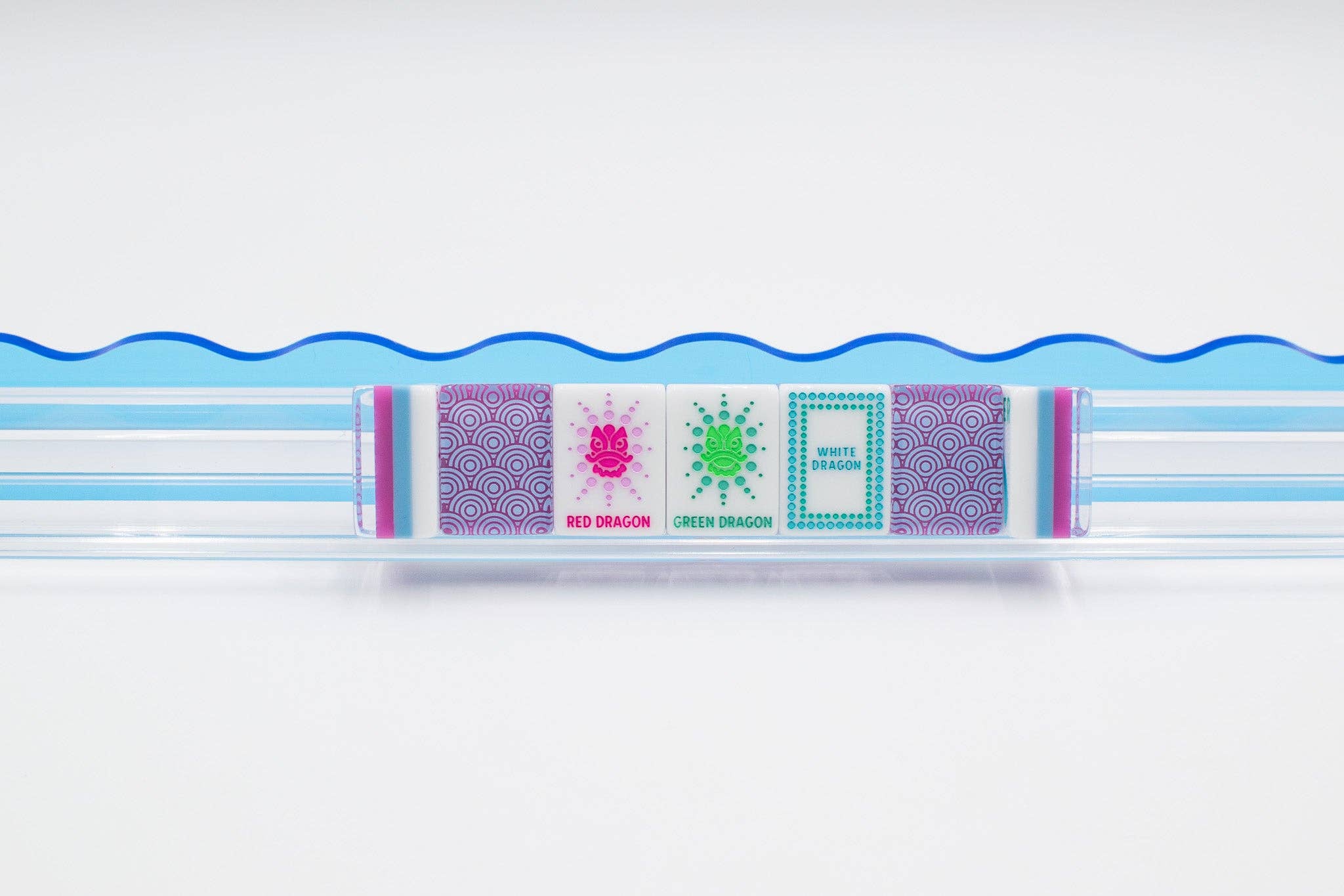 Crystal Confetti Purple | Mahjong Tiles