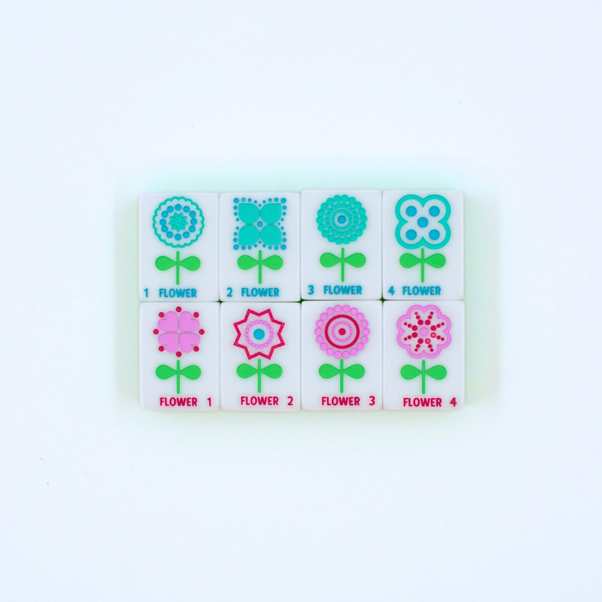 Crystal Confetti Purple | Mahjong Tiles