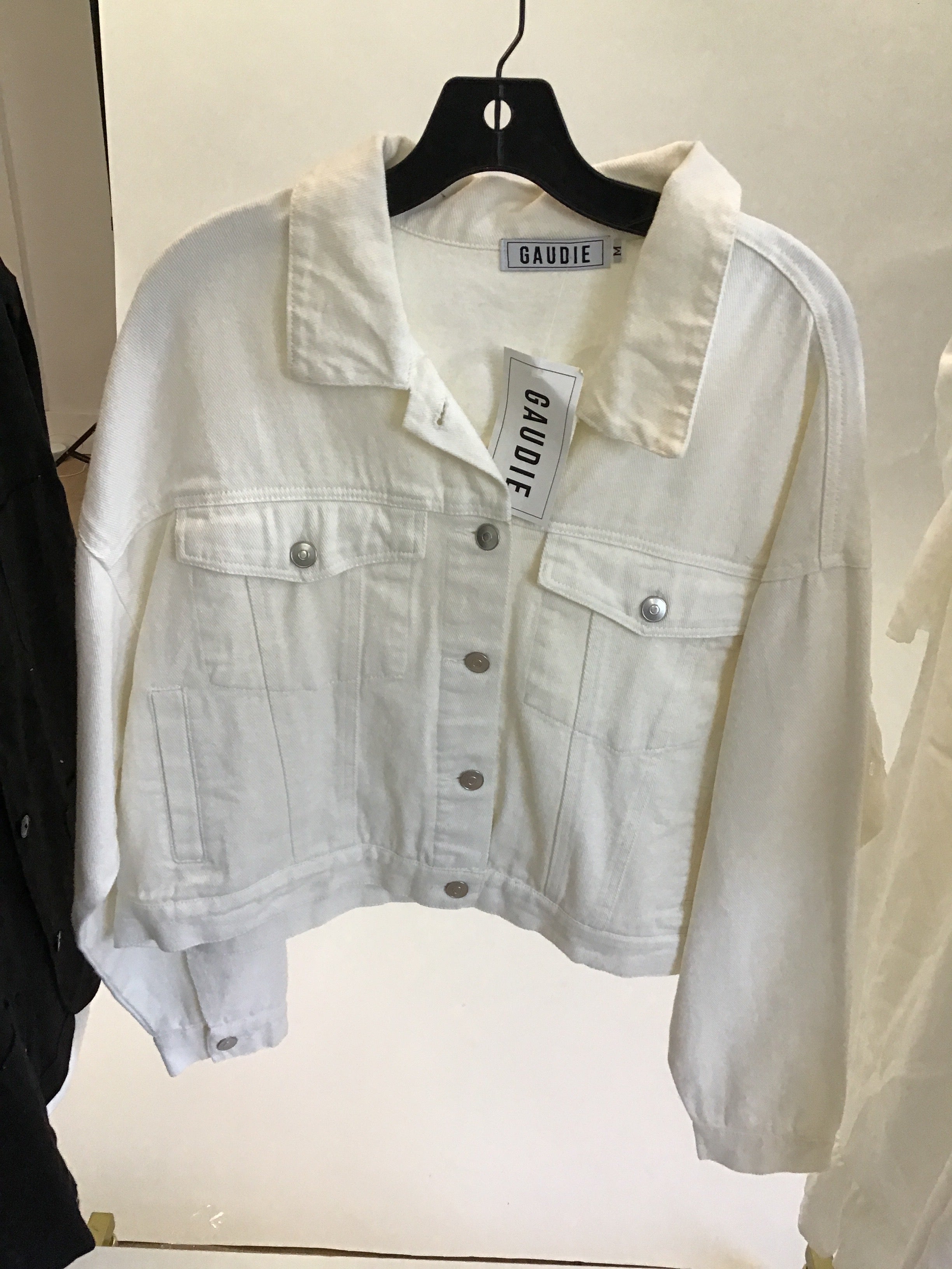 White Denim "Bride" Jacket with Fringe