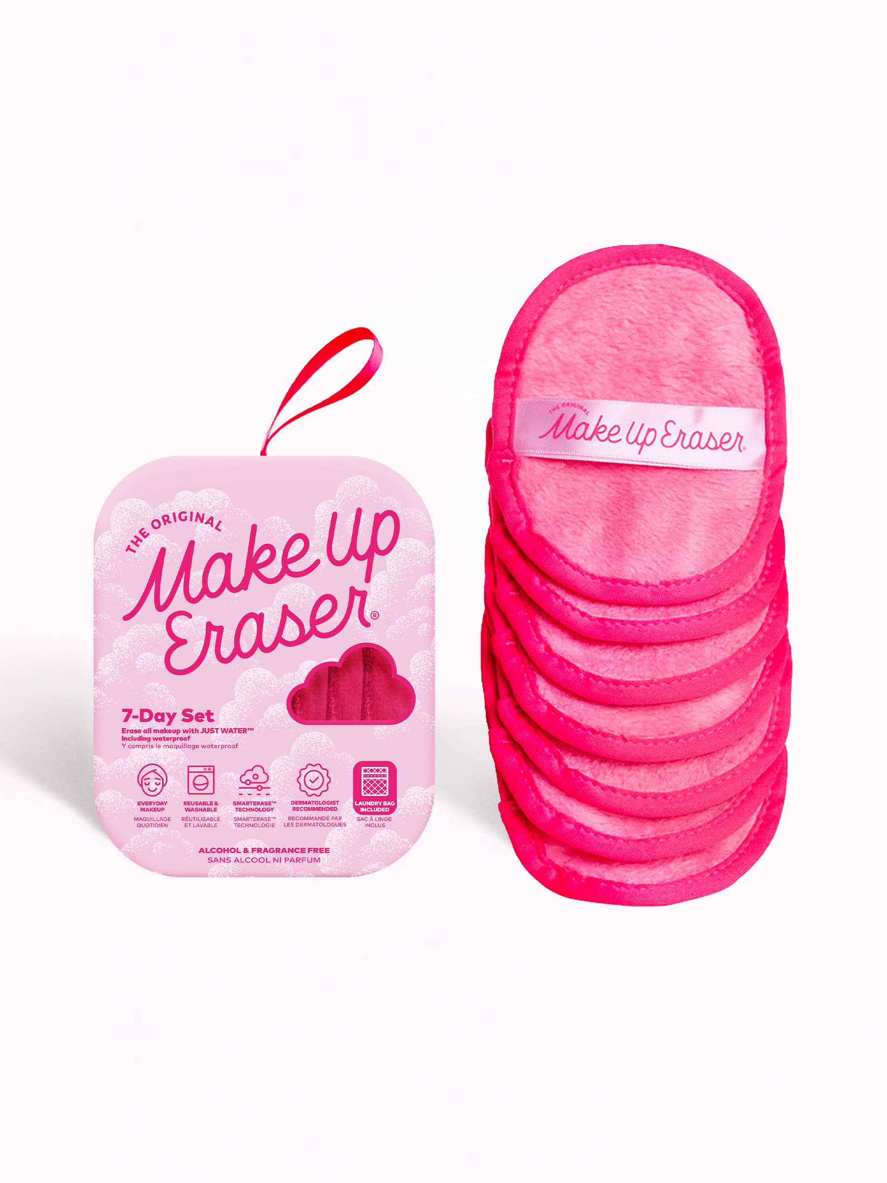 Pink 7-Day Set | Eco-Friendly MakeUp Eraser