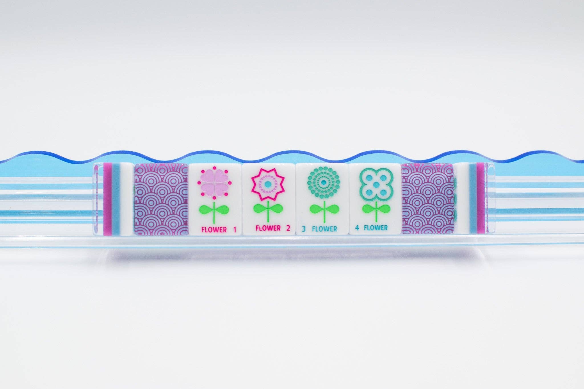 Crystal Confetti Purple | Mahjong Tiles