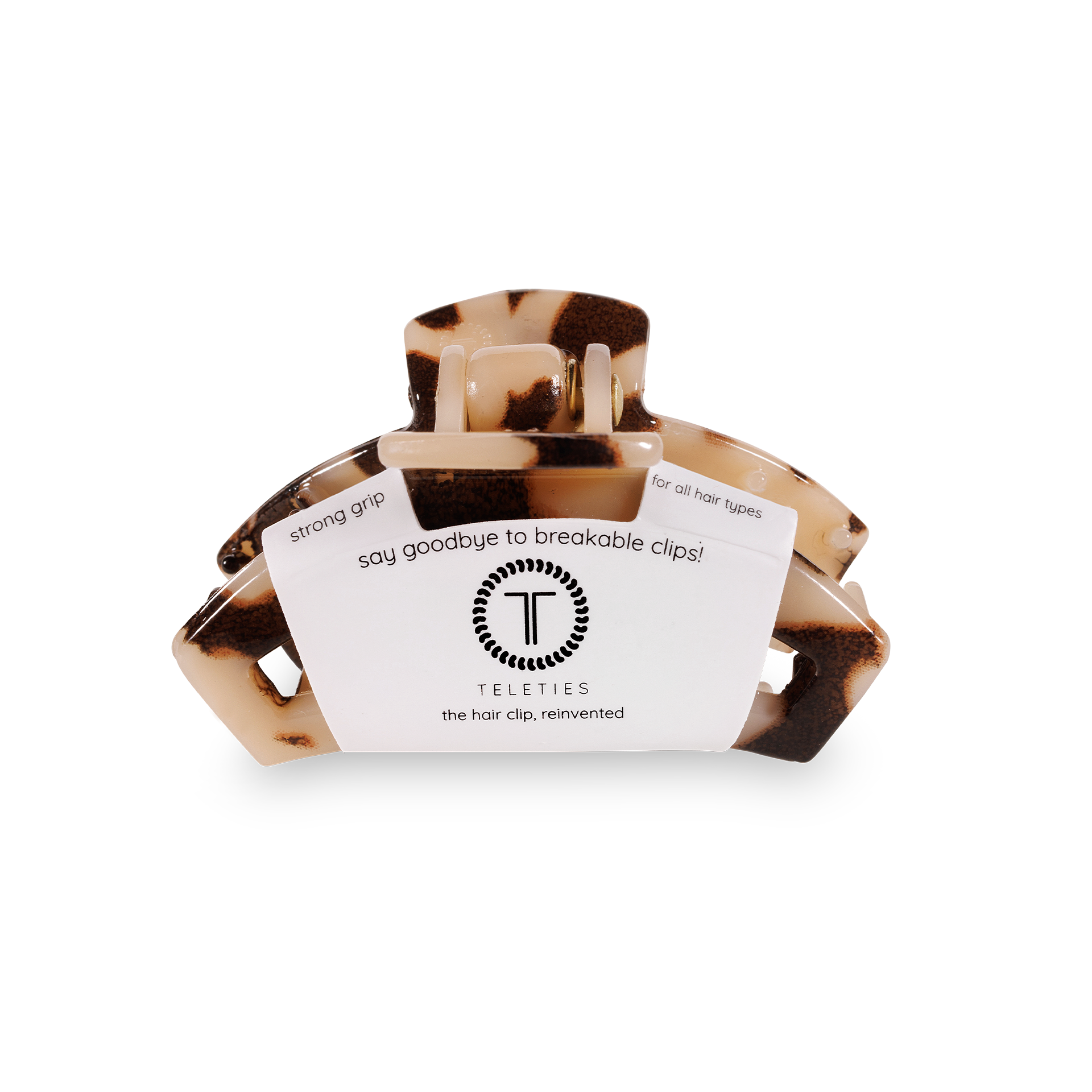 Open Hair Clip | Tiny | Blonde Tortoise