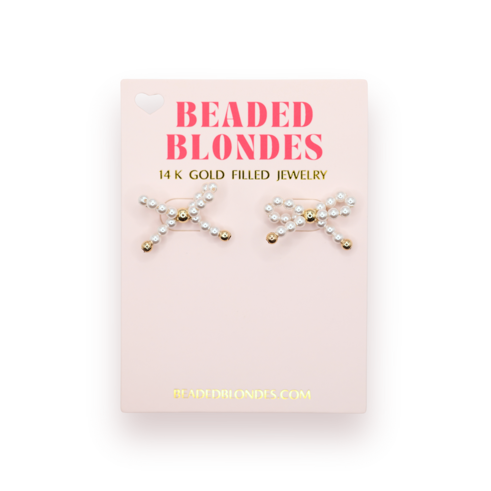 Pearl Bow Earrings