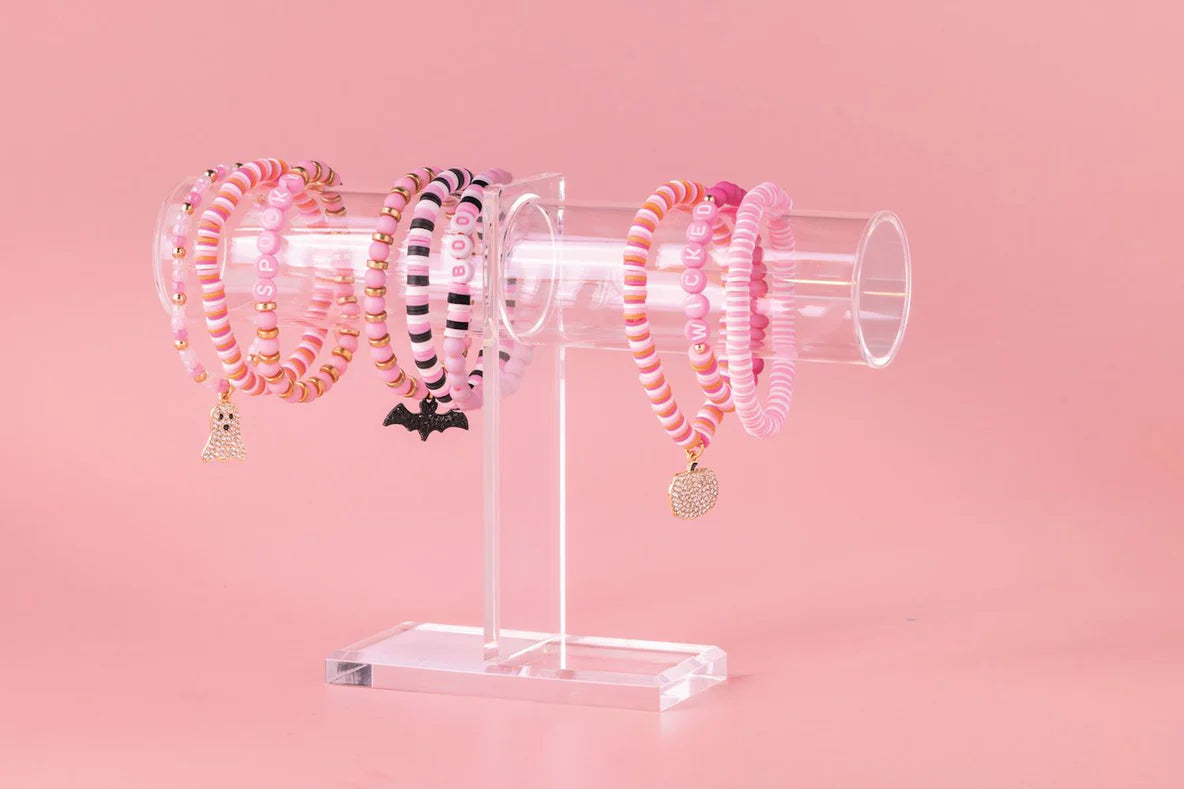 Halloween Pumpkin Bracelet Set