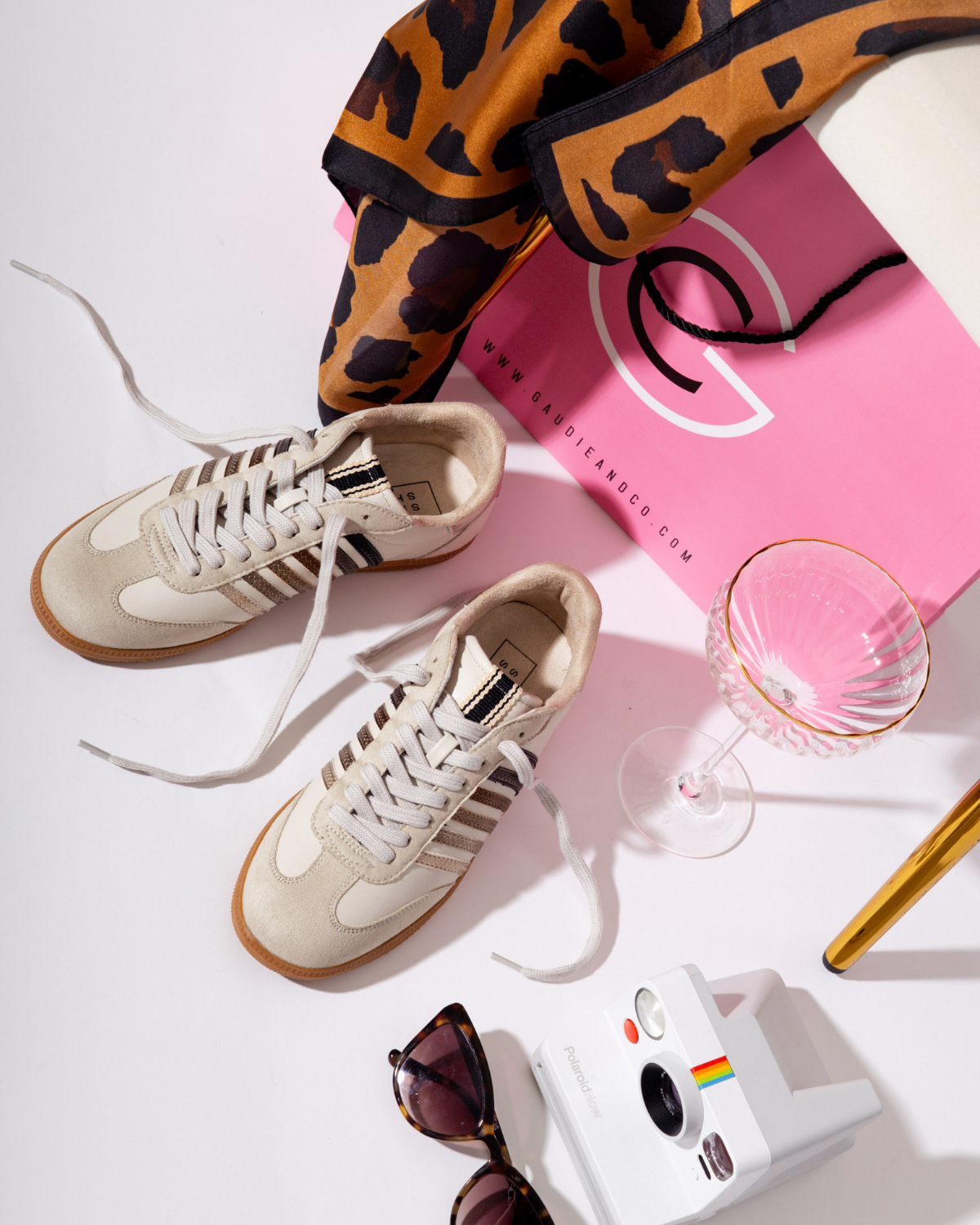 Stevie Sneaker in Metallic Ombre