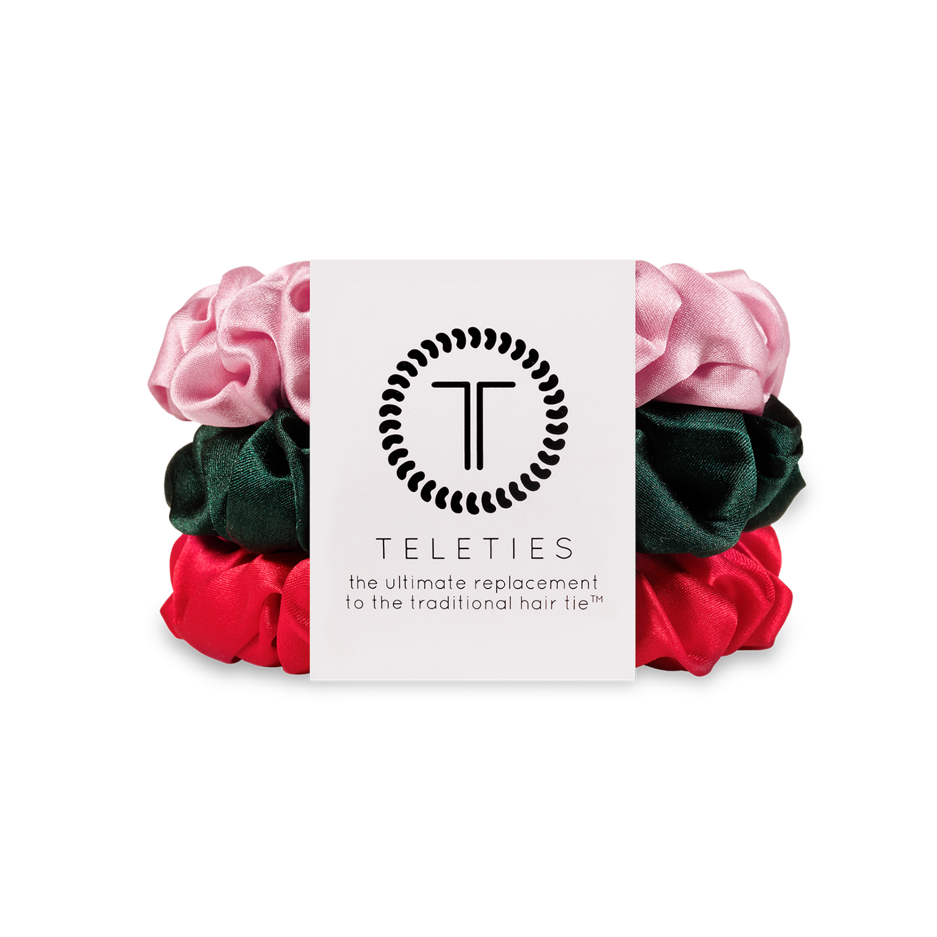 Silk Hair Scrunchie | Large | Poinsettia