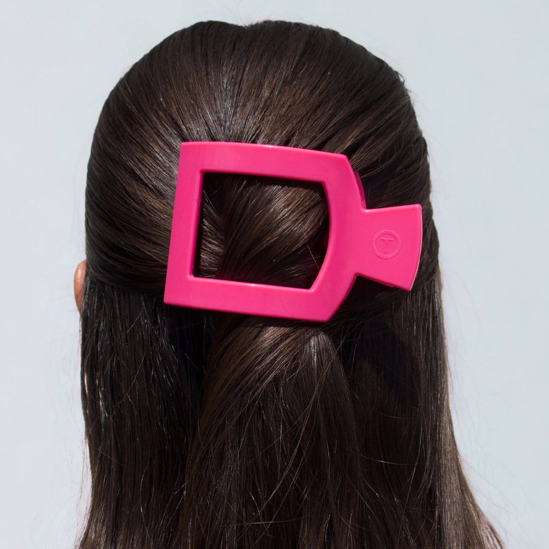 Flat Square Hair Clip | Medium | Tropical Punch