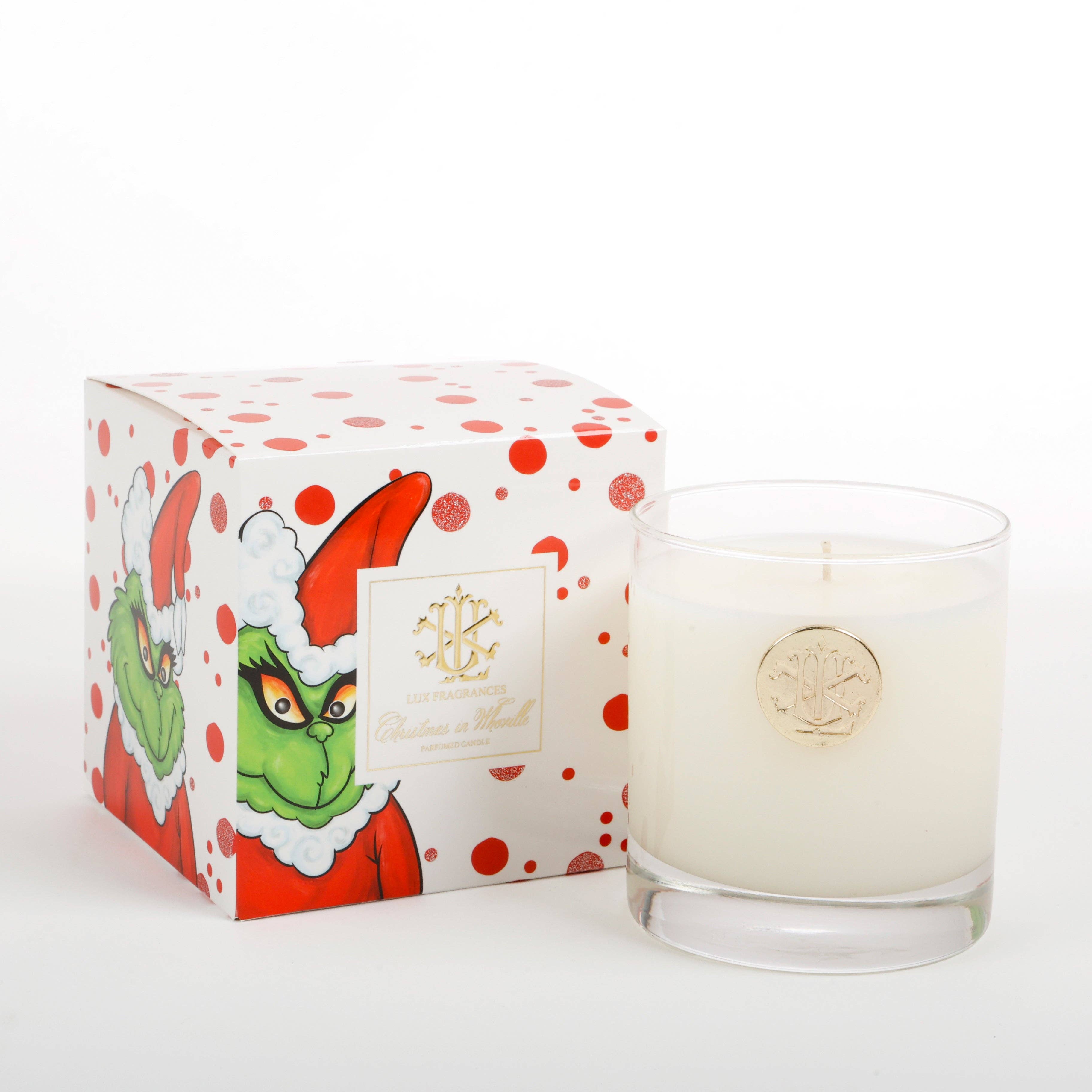 Grinch Designer Box Candle