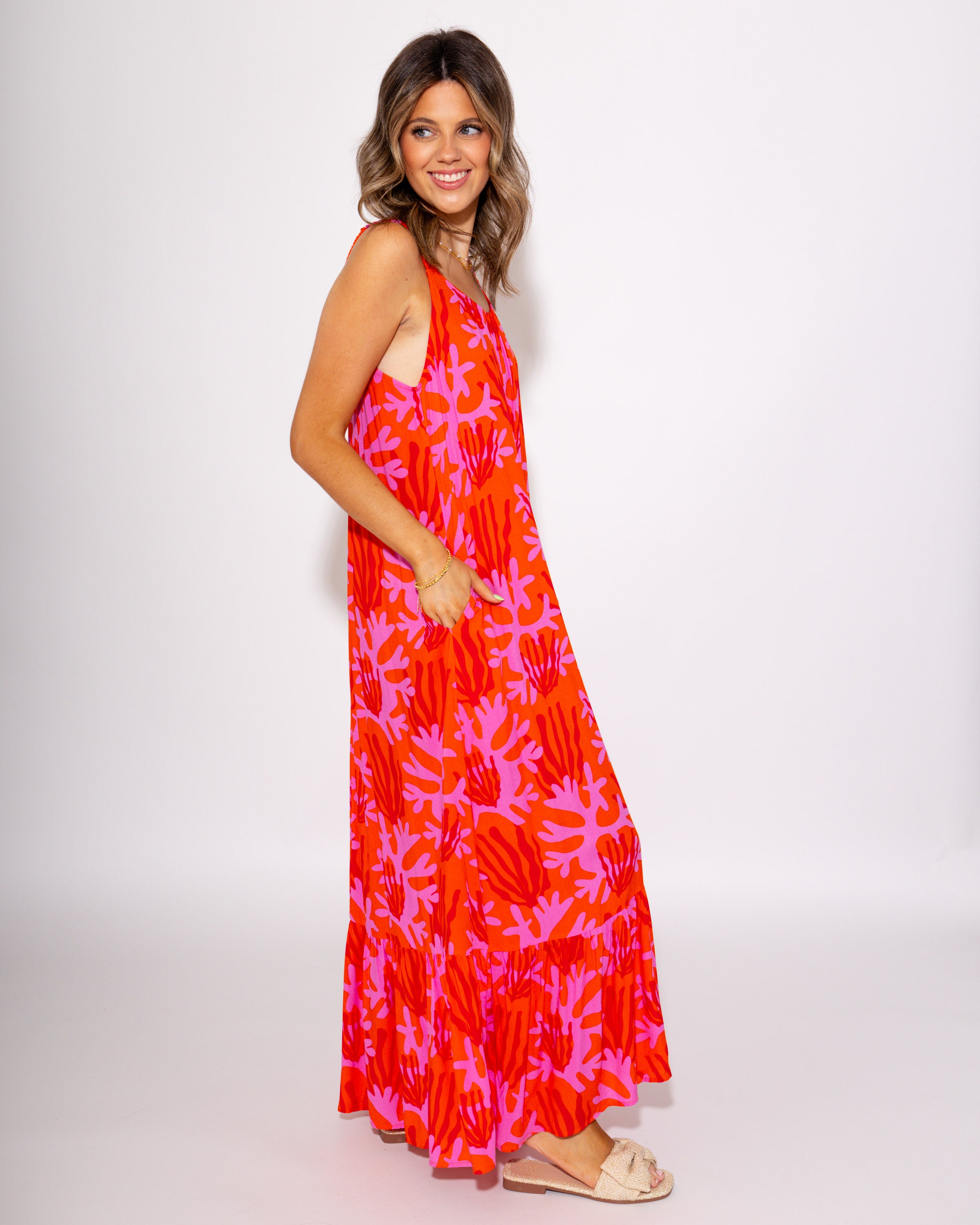 The Shoreline Sway Maxi Dress