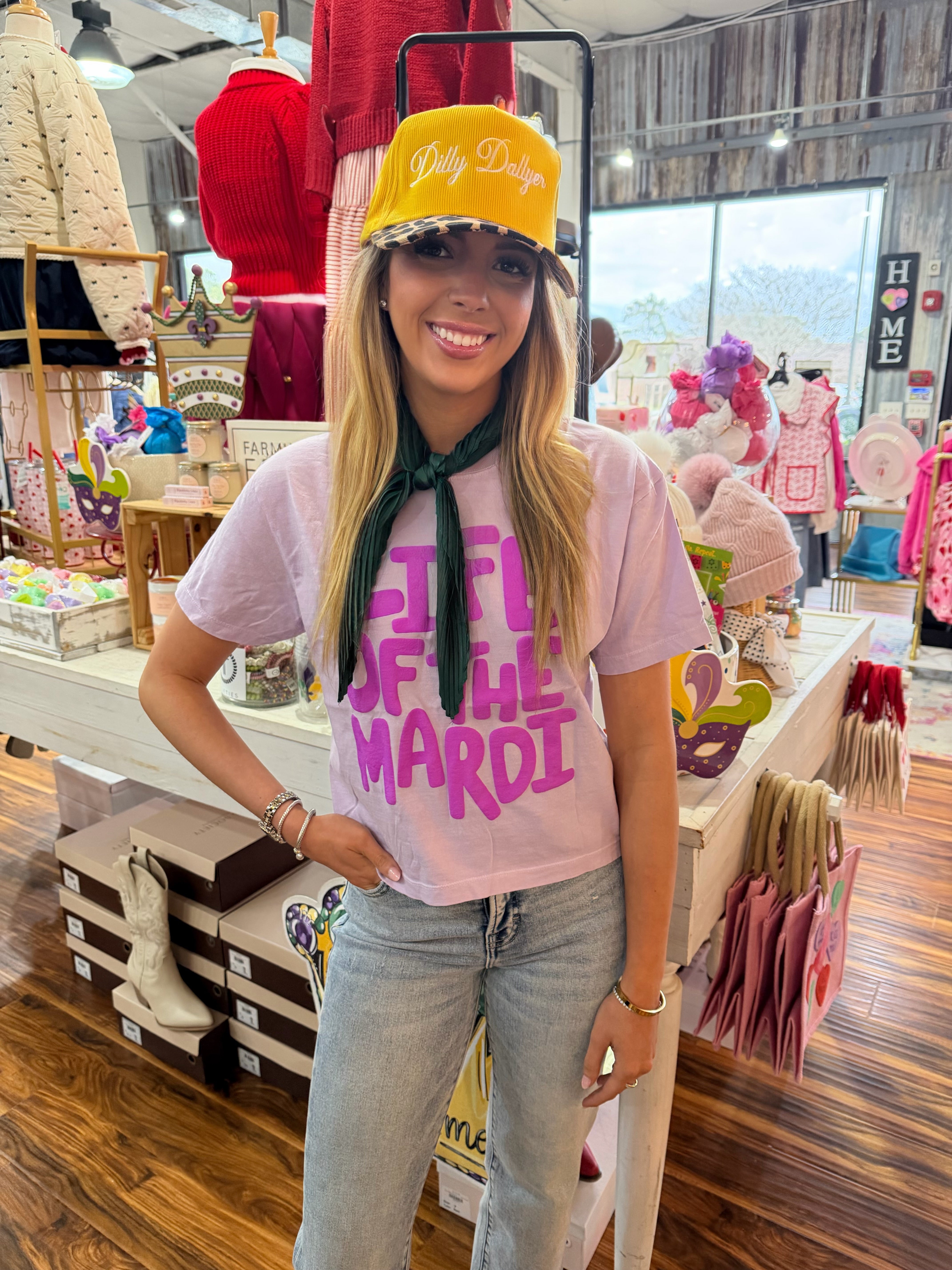 Life of the Mardi Crop Tee