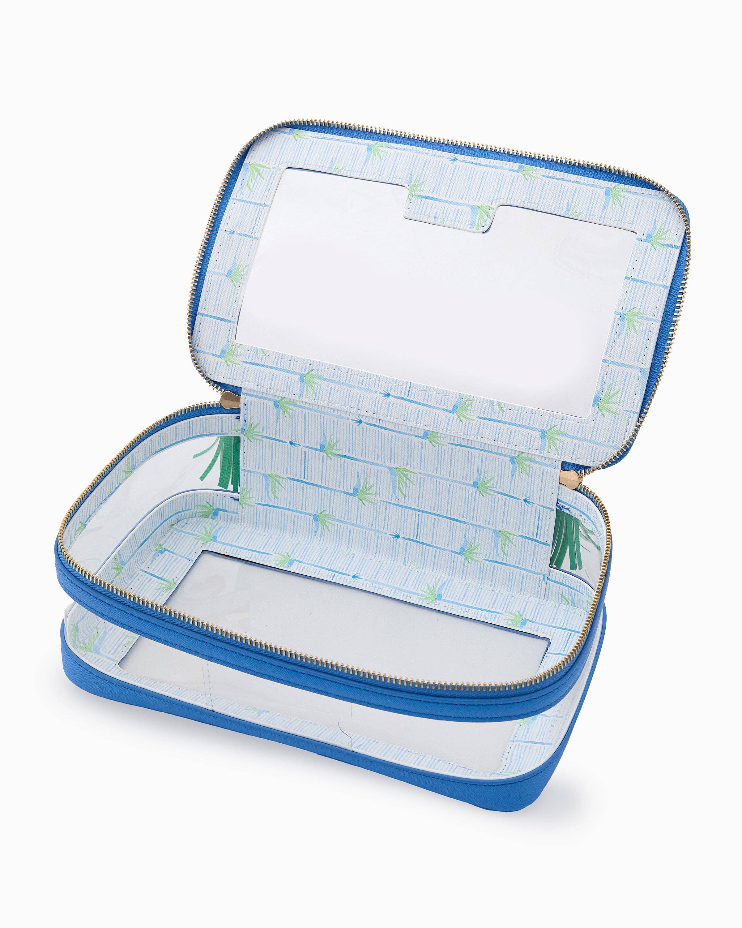 Blue Tile Storage Bag