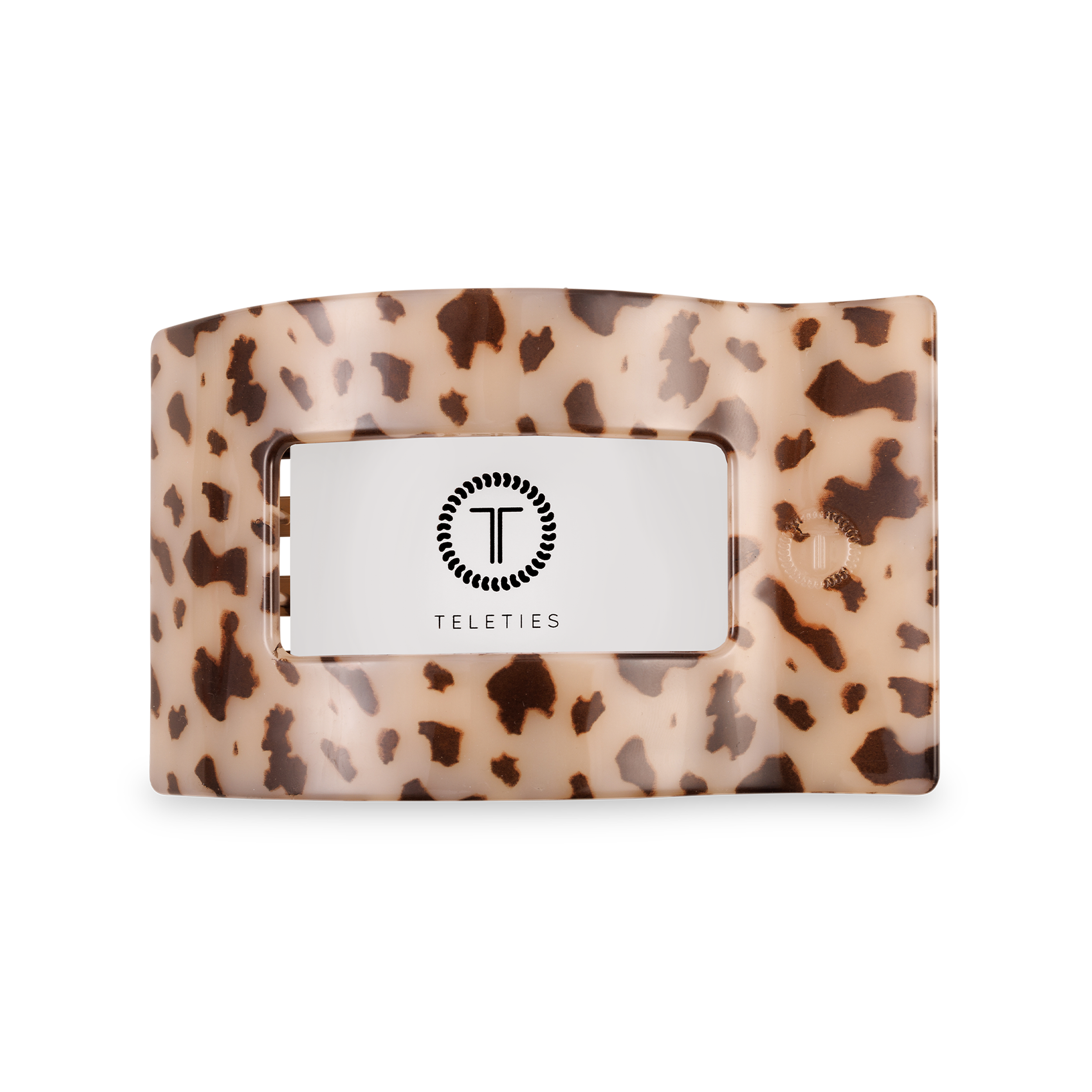 Flat Rectangle Hair Clip | Medium | Blonde Tortoise