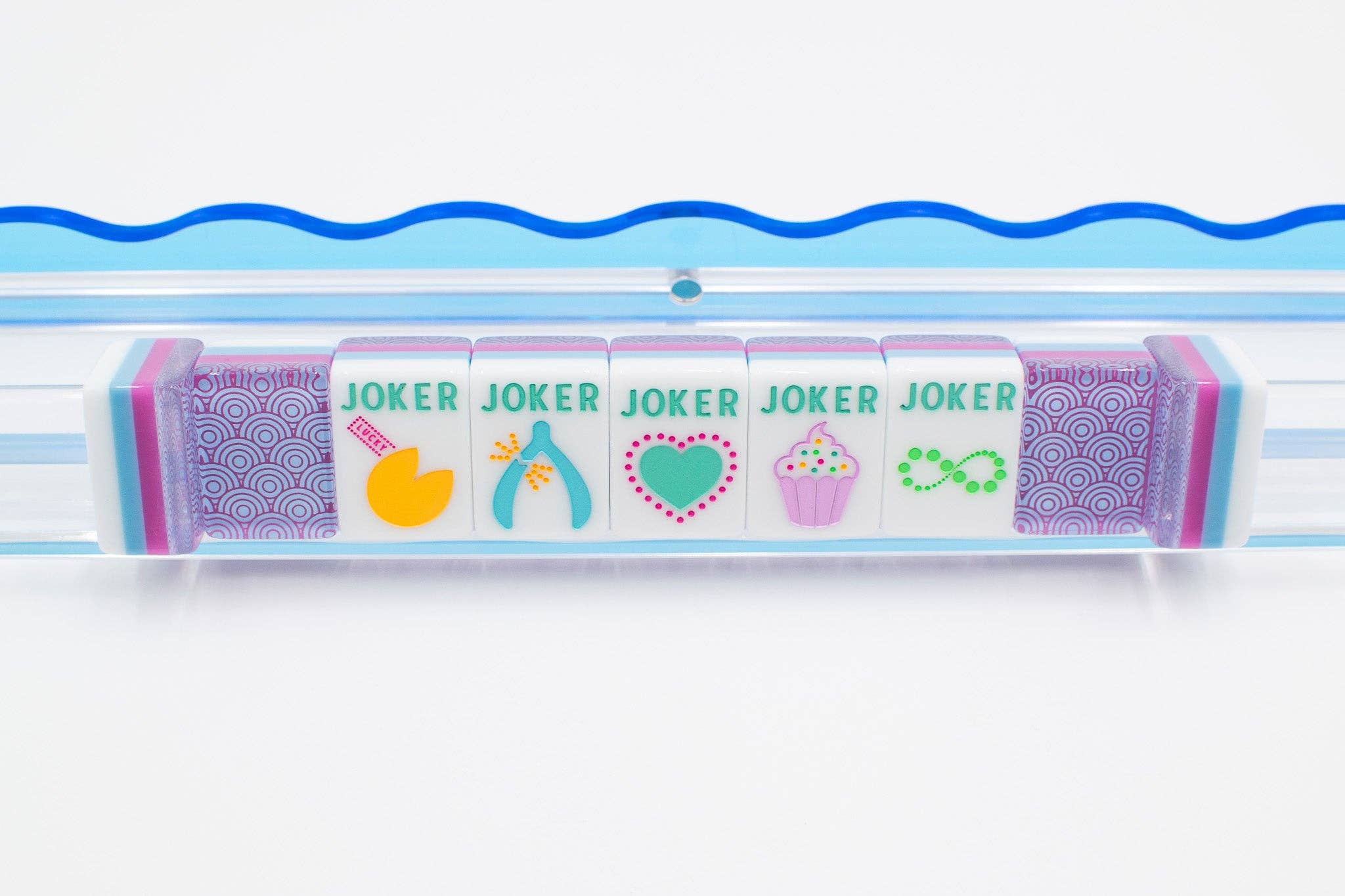 Crystal Confetti Purple | Mahjong Tiles
