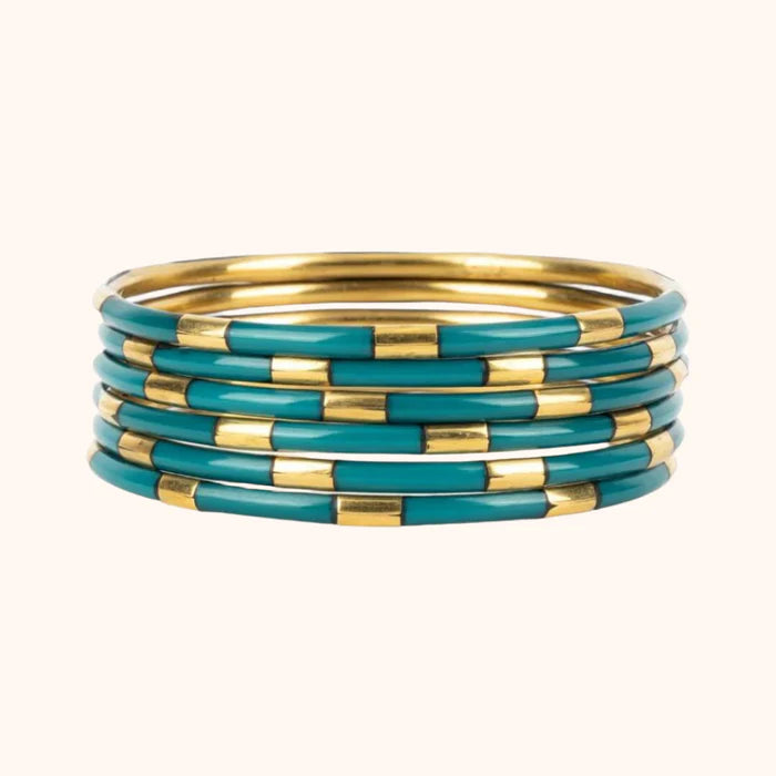 Veda Bangles - Set of 6 - Caribe