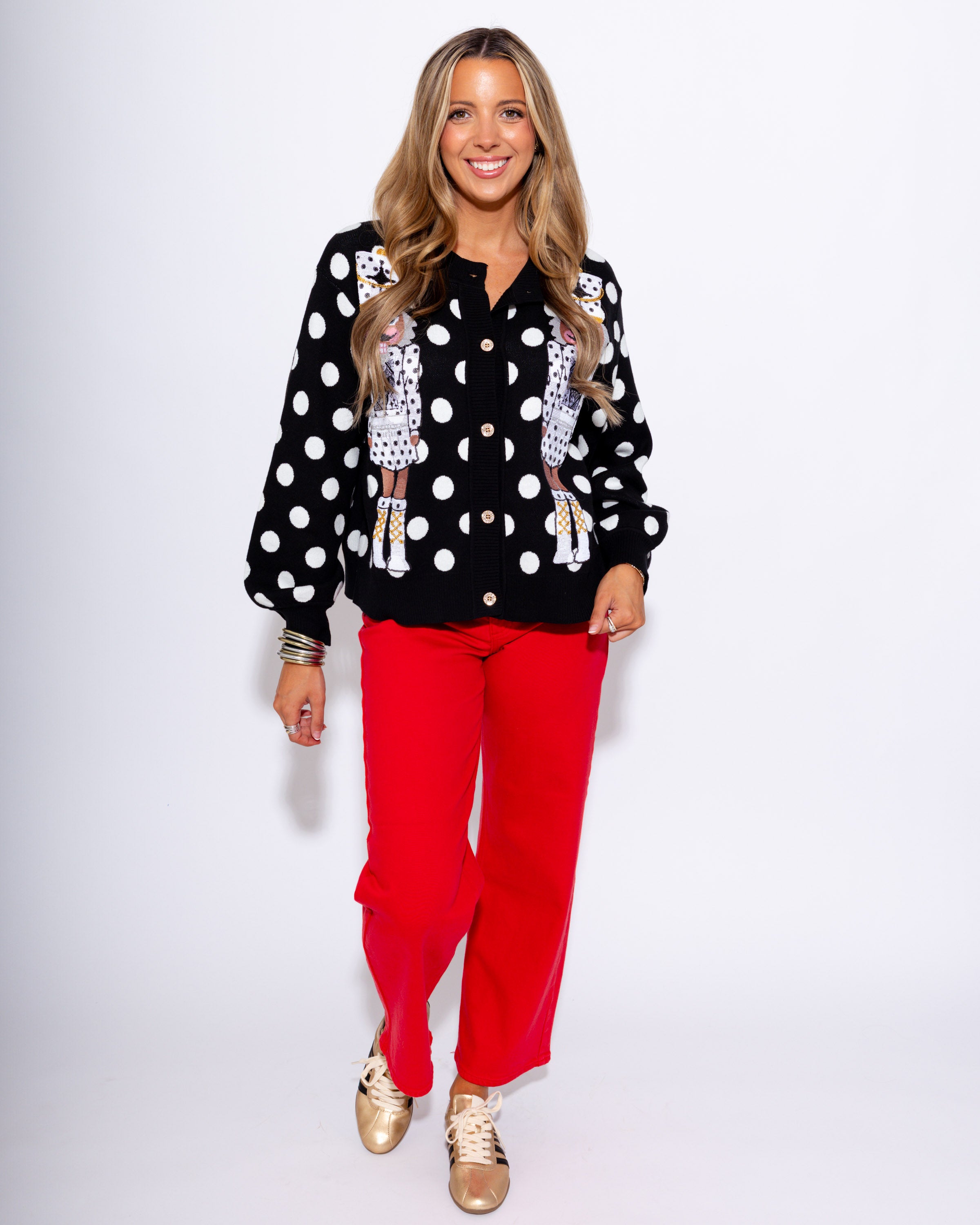 Straight Leg Pant in Red