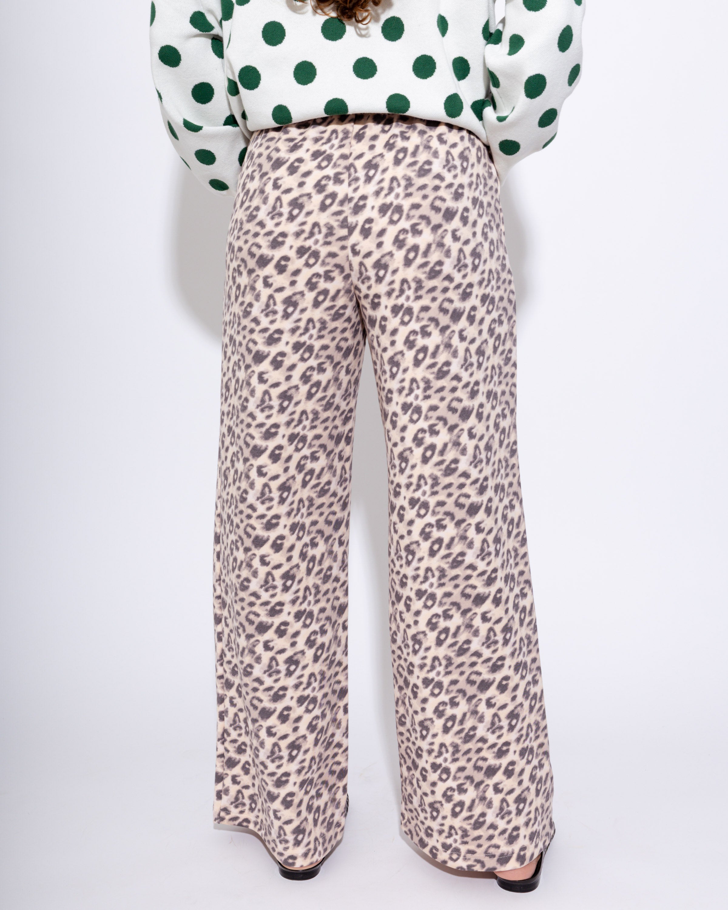 Leopard Wide Leg Lounge Pants