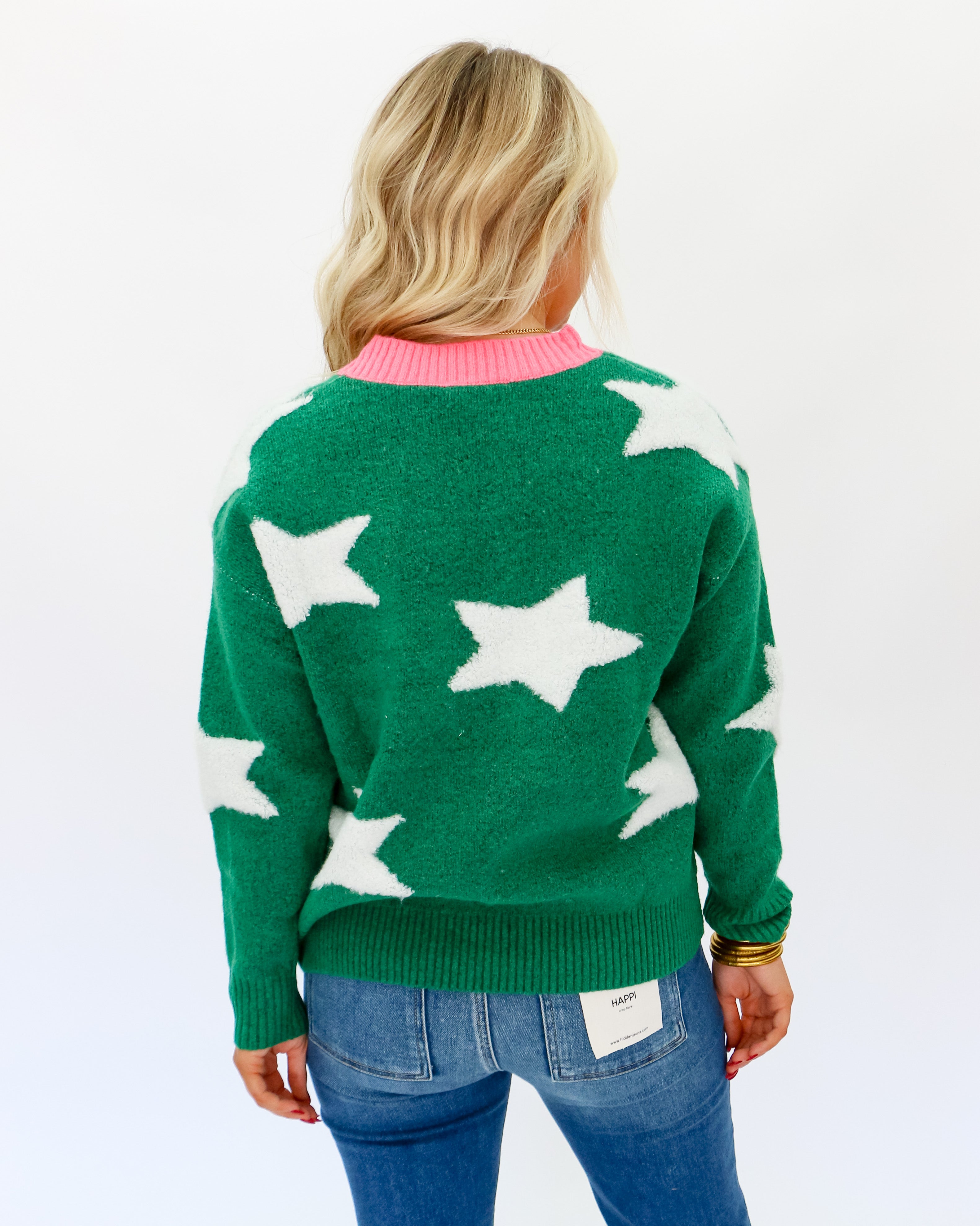 THML Star Pattern Sweater