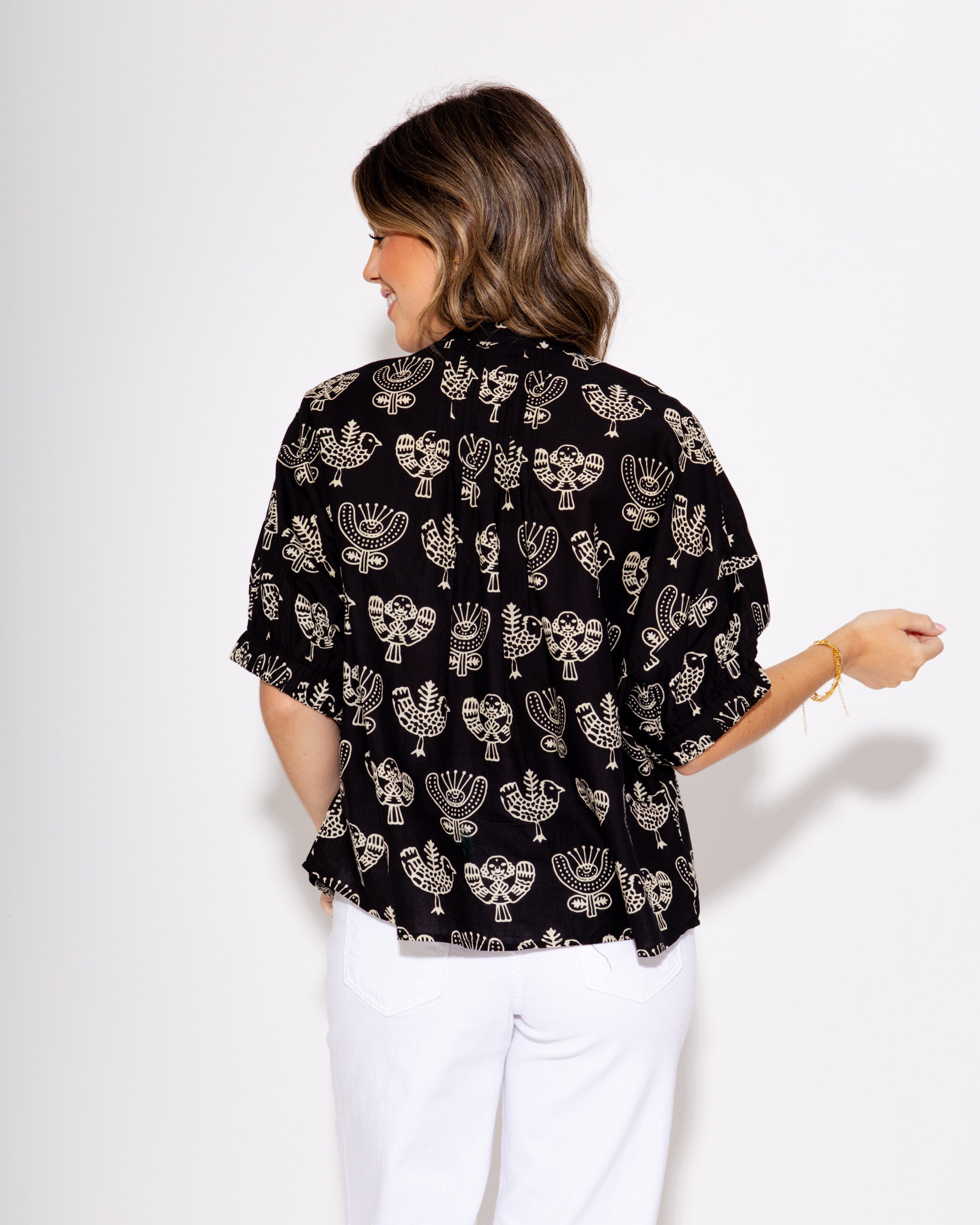 Ivy Jane | Block Print Poncho Top