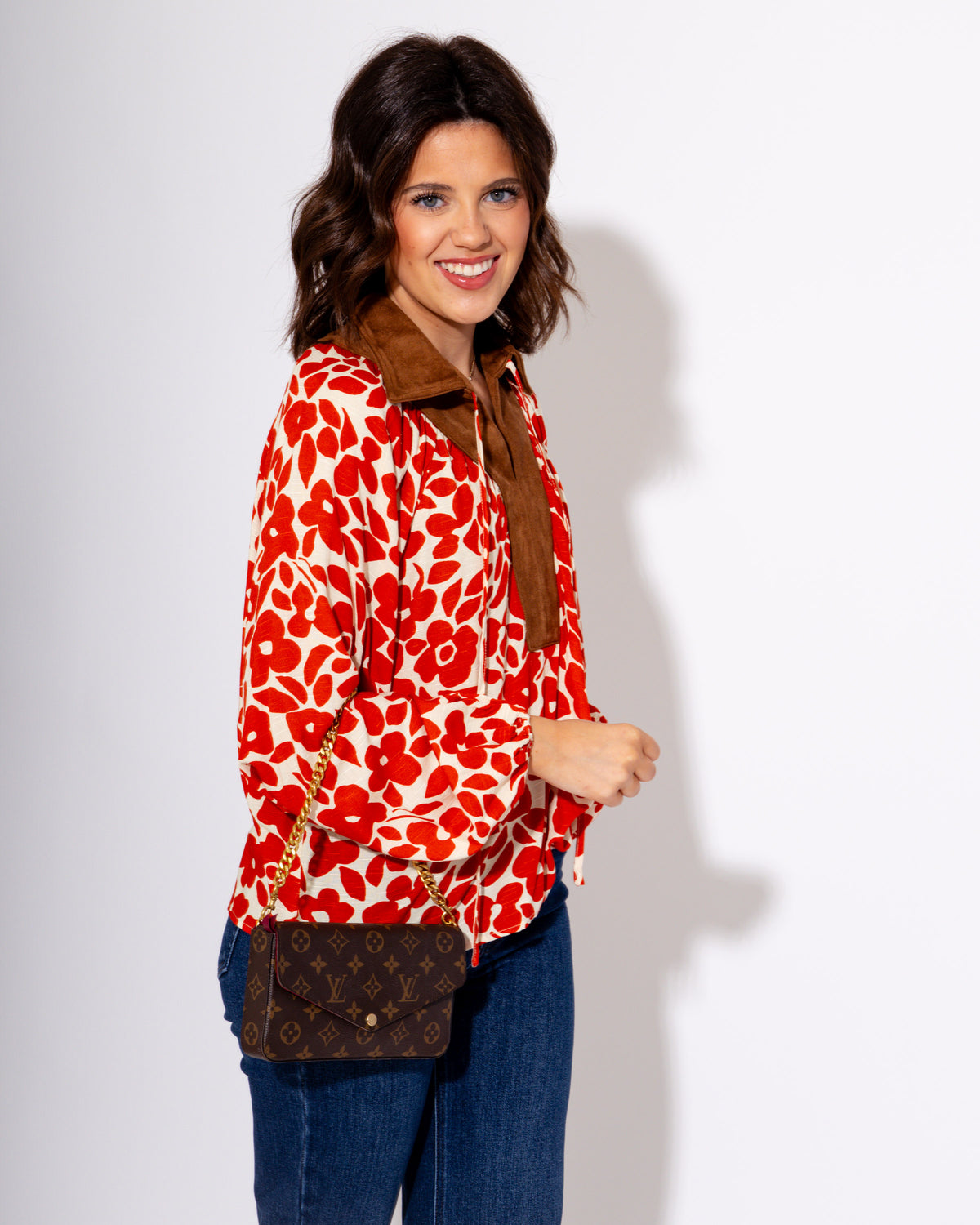 Elegant Bloom Long Sleeve Top — Gaudie and Company
