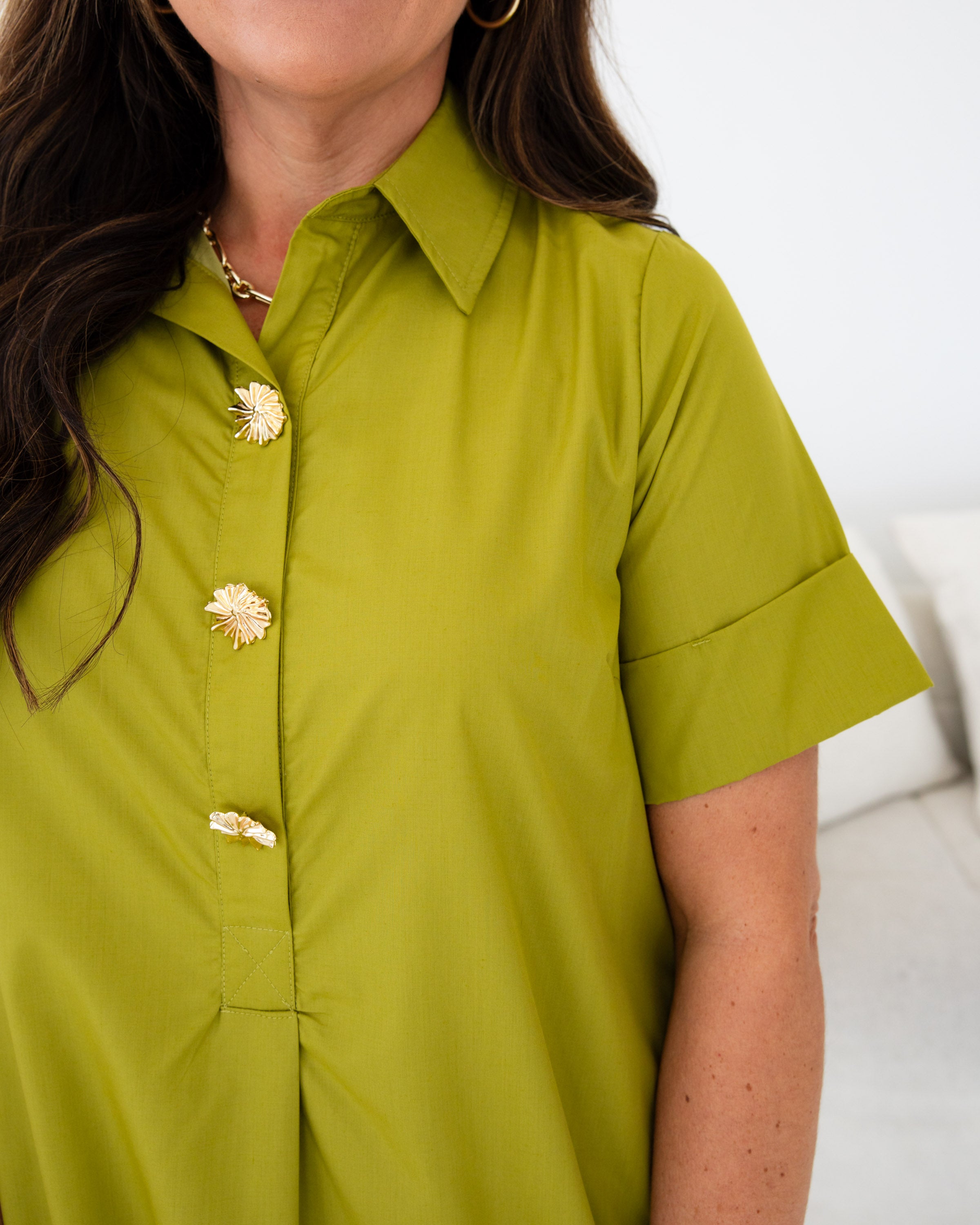 Day to Dinner Olive Midi Dress