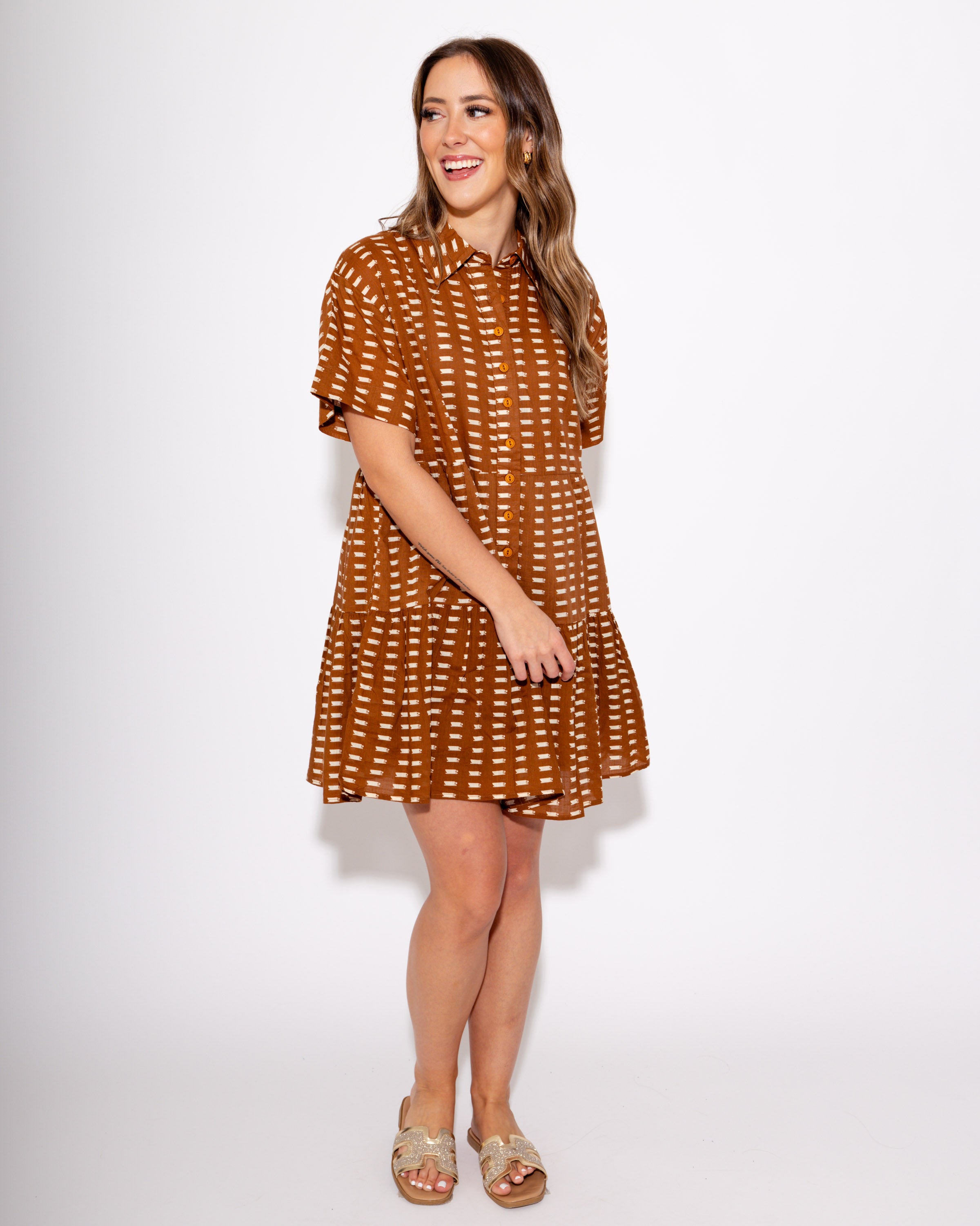Ivy Jane I Coffee Print Romper