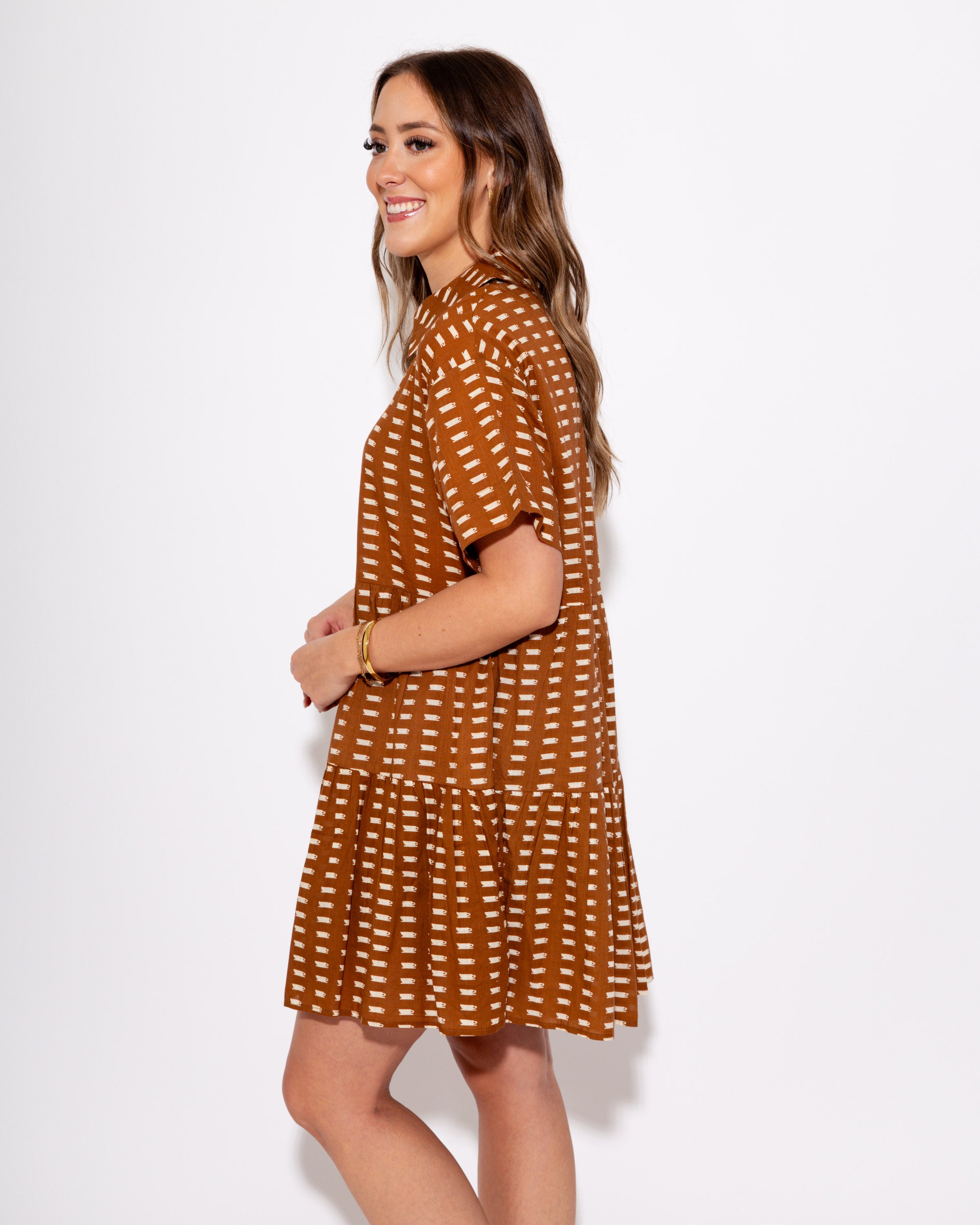 Ivy Jane I Coffee Print Romper